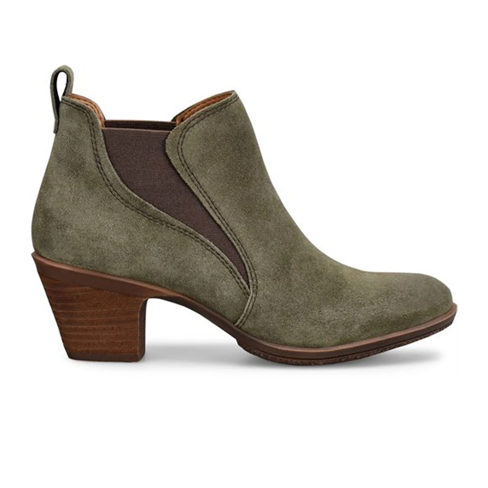 Comfortiva Bailey Ankle Boot (Women) - Olive Fatigue