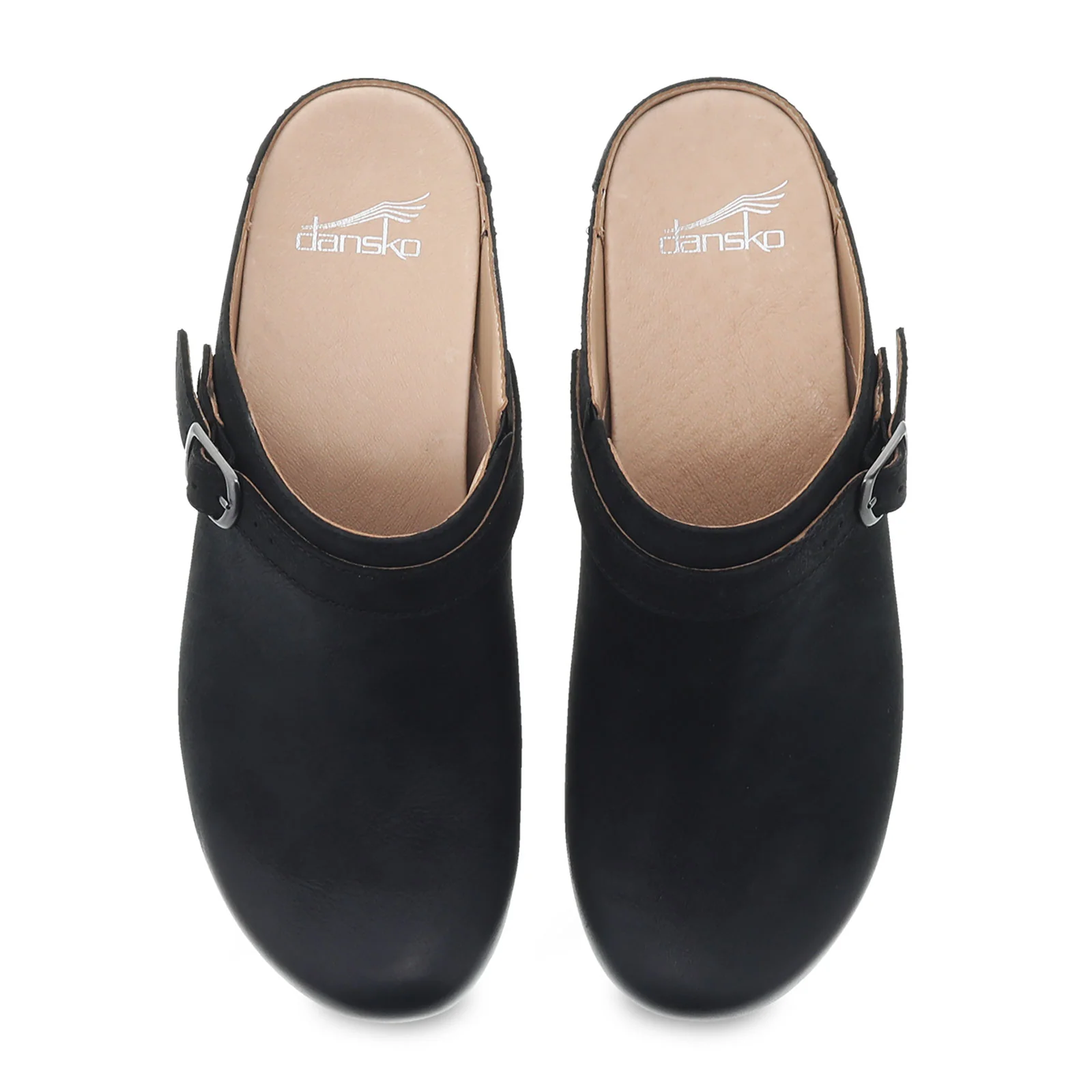 Dansko Berry Clog (Women) - Black Burnished Nubuck - Image 2