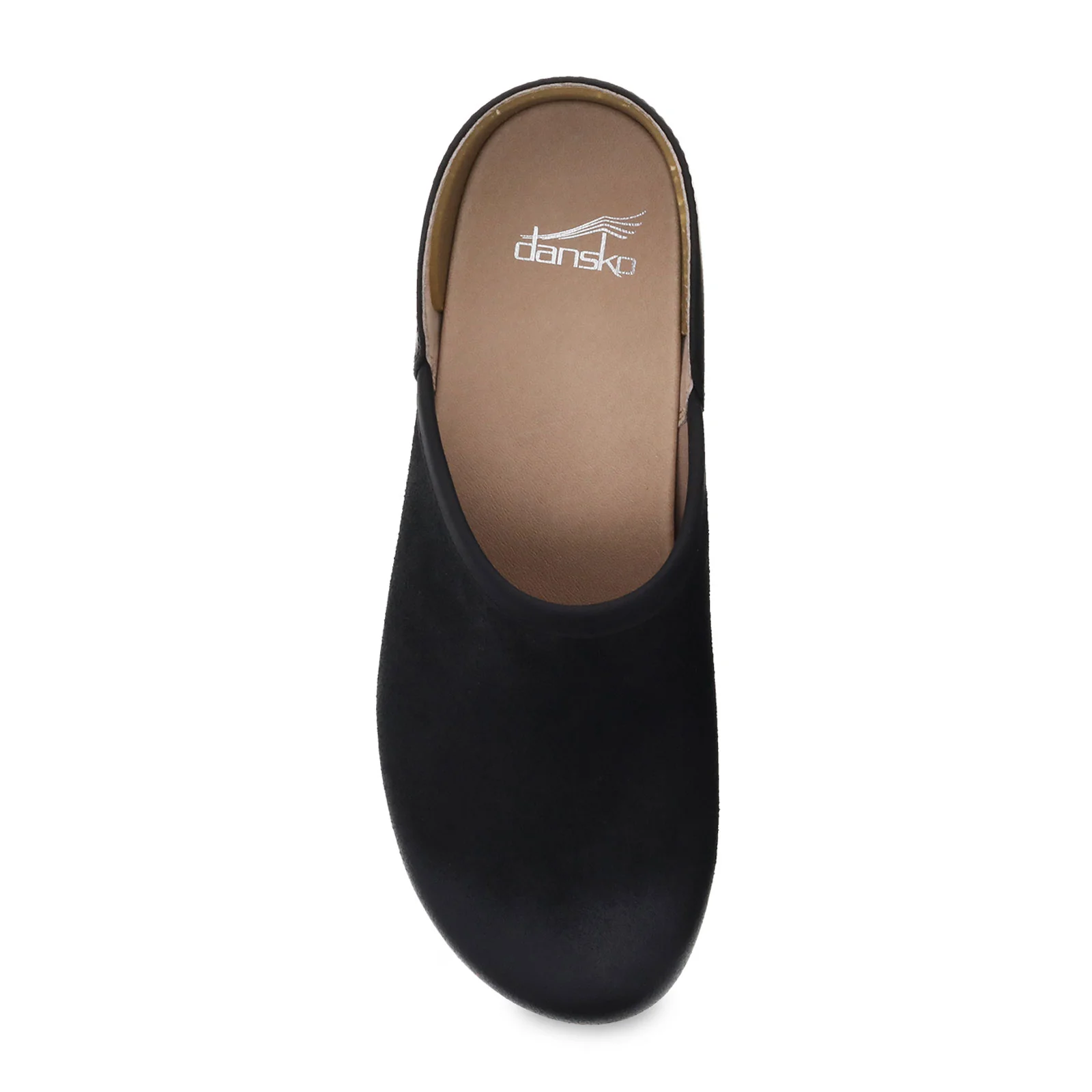 Dansko Brenna Clog (Women) - Black Burnished Suede - Image 2