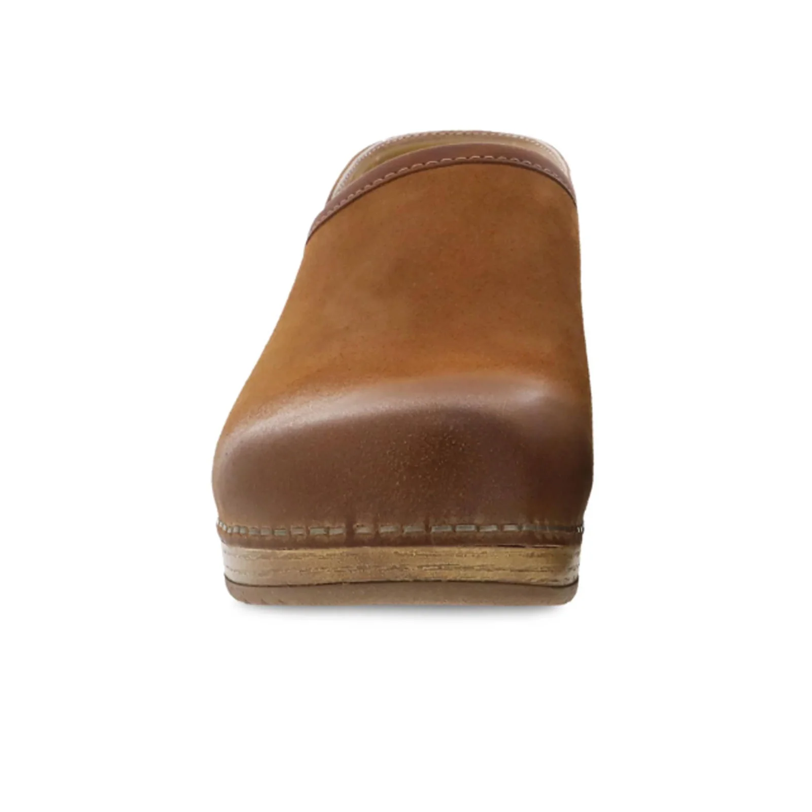 Dansko Brenna Clog (Women) - Tan Burnished Suede - Image 3