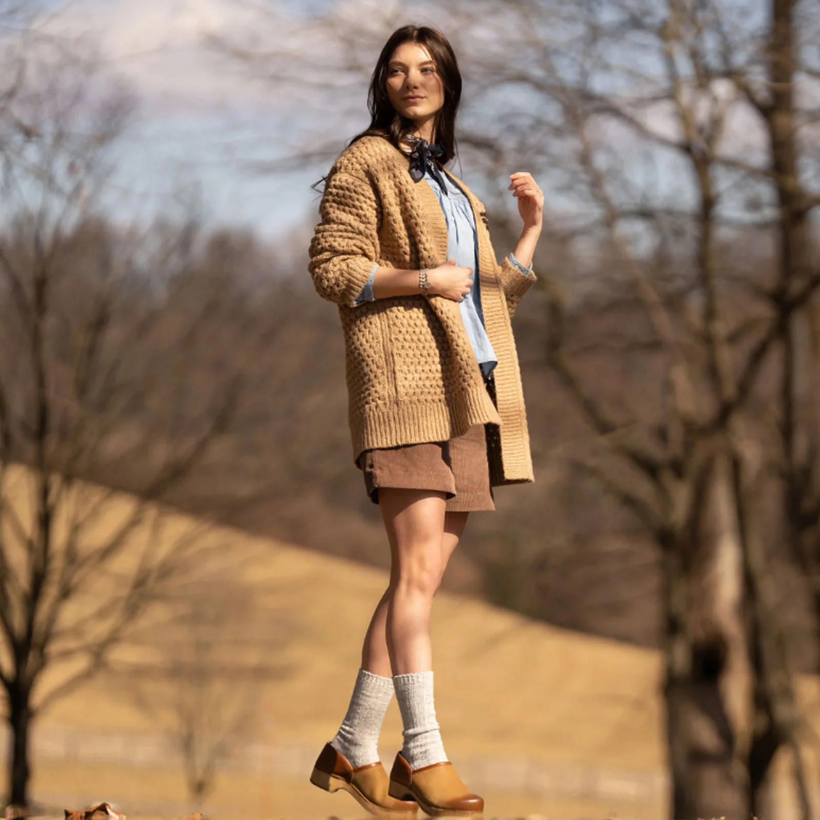 Dansko Brenna Clog (Women) - Tan Burnished Suede - Image 7