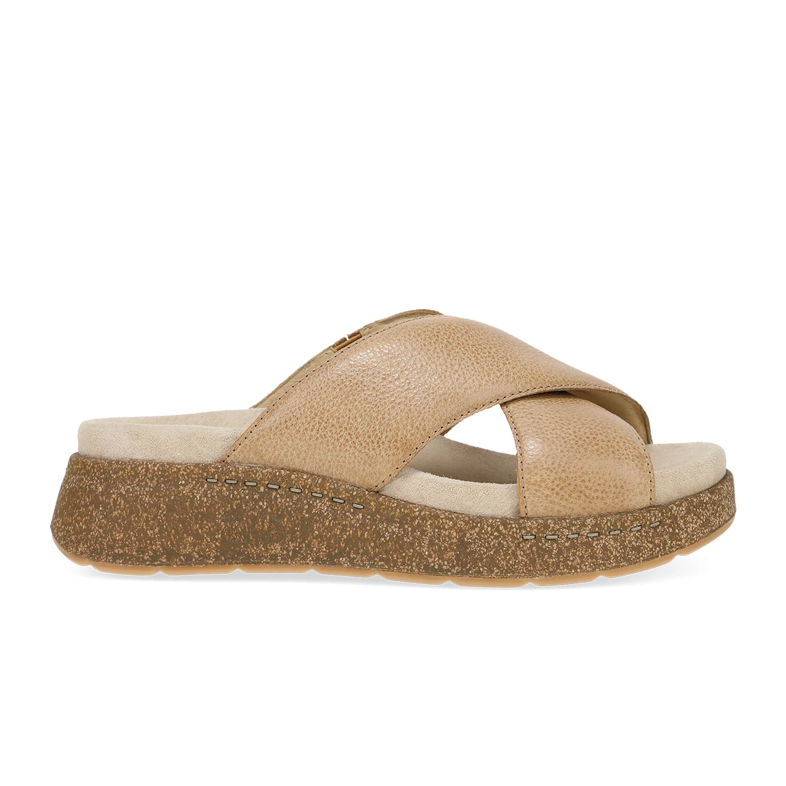 Dansko Bridget Slide Sandal (Women) - Honey Distressed