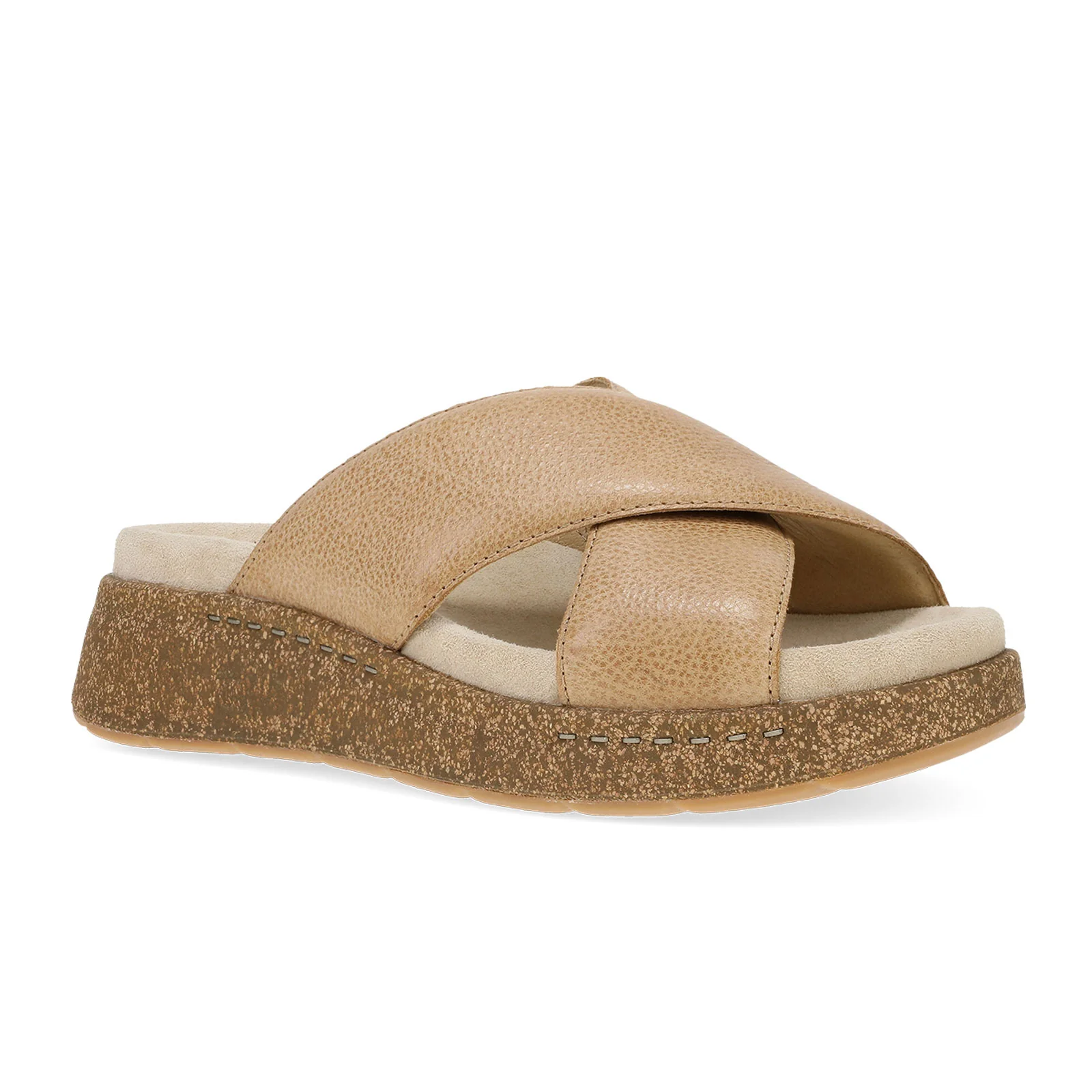 Dansko Bridget Slide Sandal (Women) - Honey Distressed - Image 2