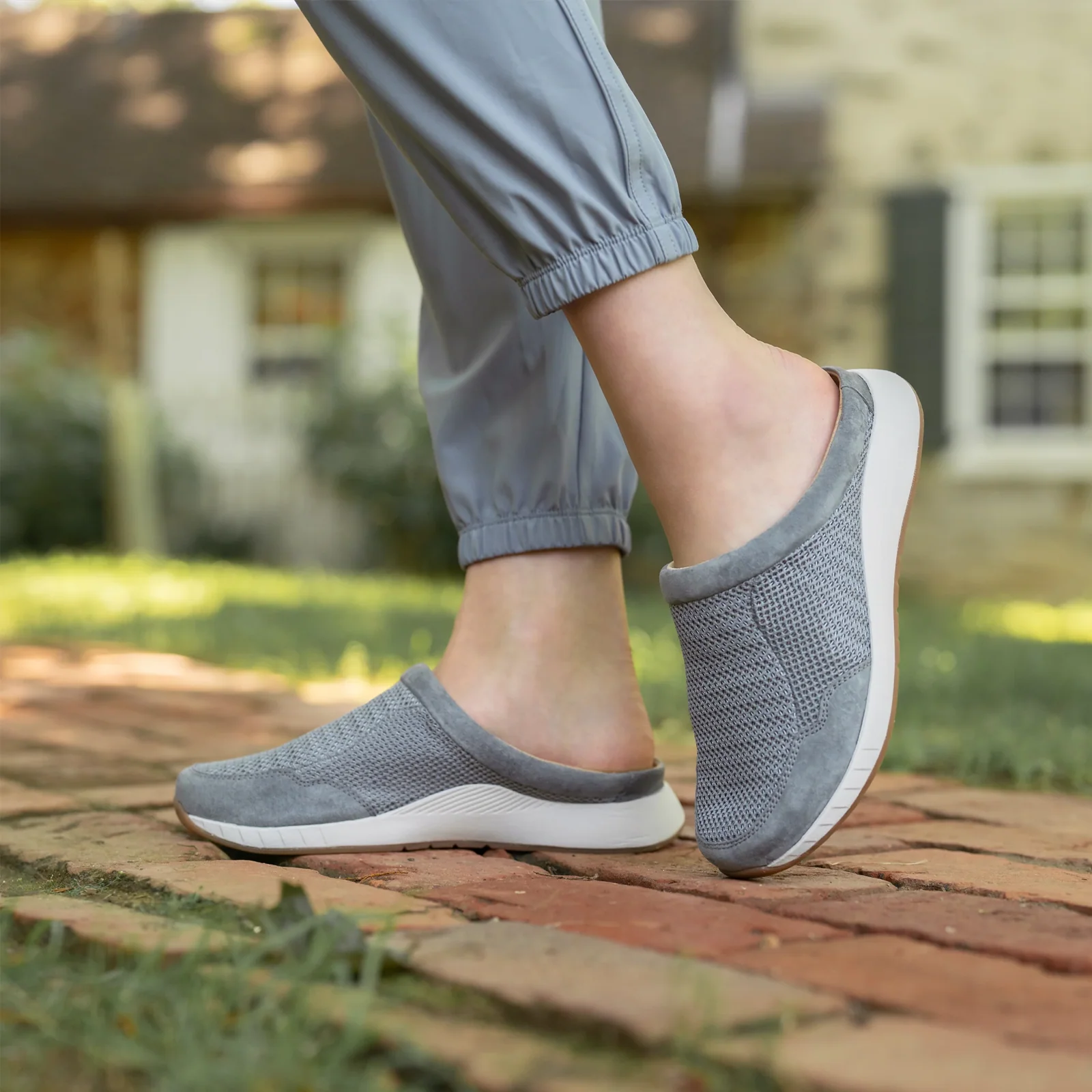 Dansko Claudia Clog (Women) - Grey Mesh - Image 8