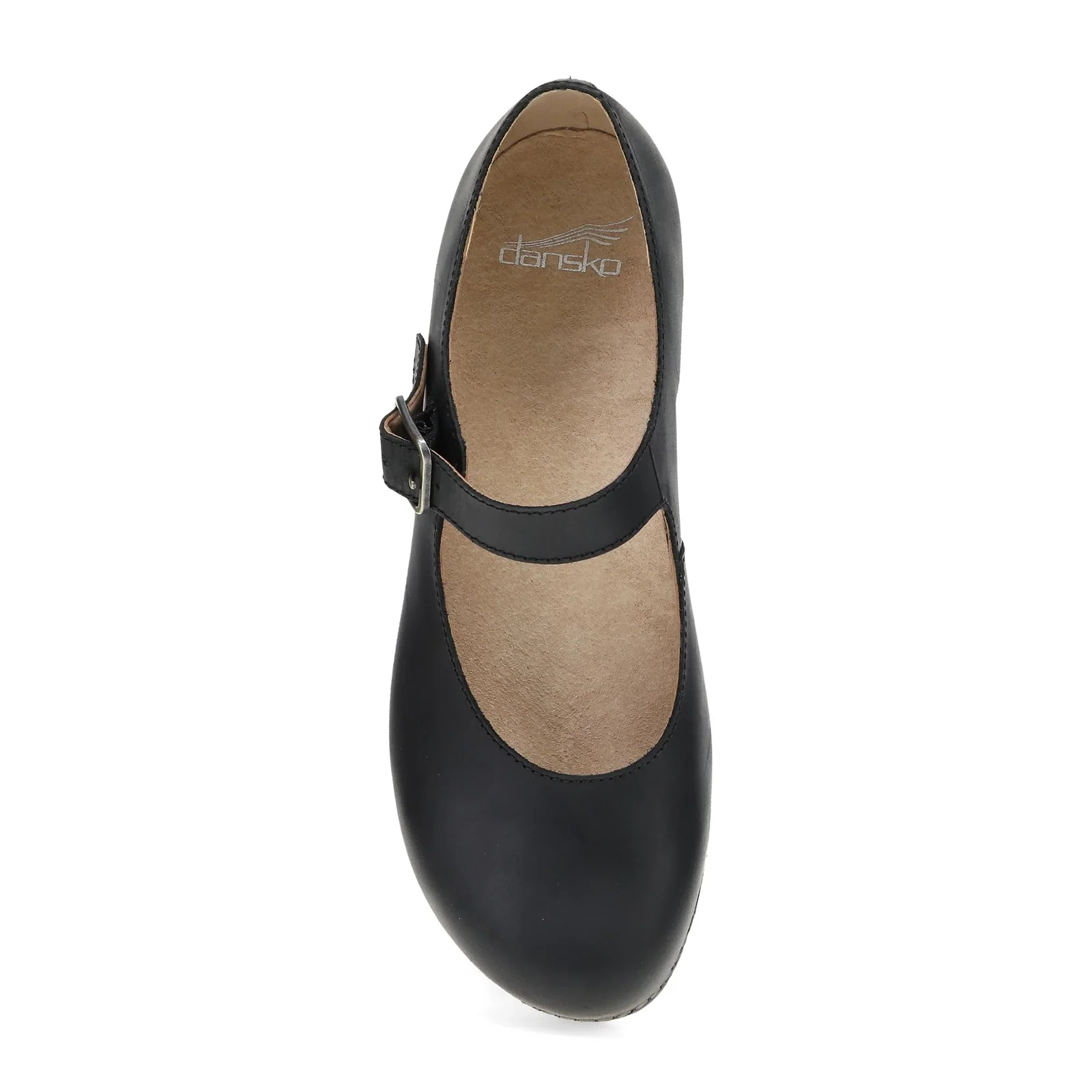 Dansko Lilah Heeled Clog (Women) - Black Oiled Pull Up - Image 5