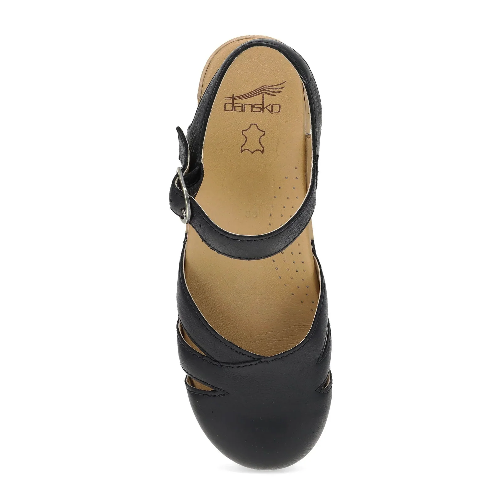Dansko Margreta Mary Jane Clog (Women) - Black Leather - Image 5