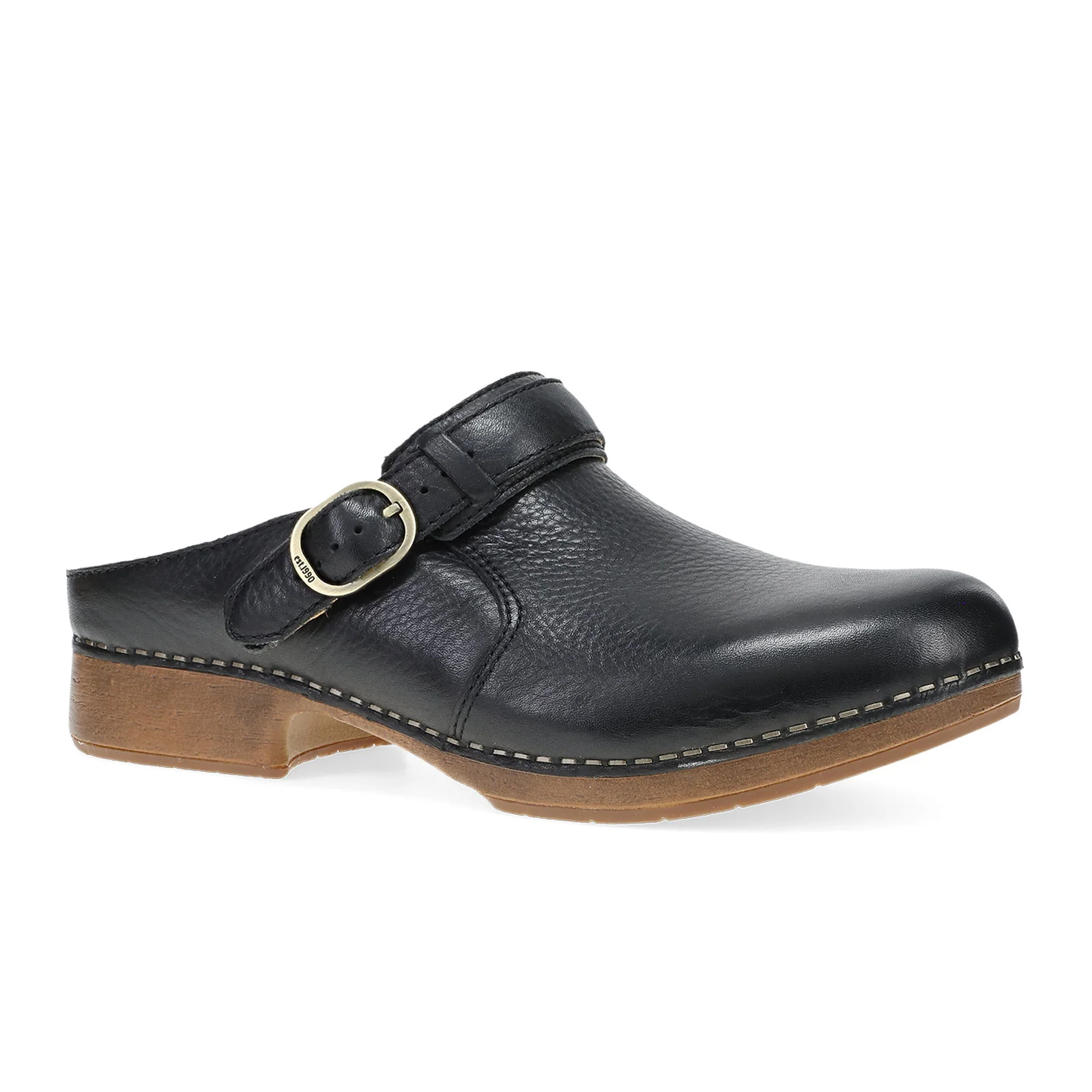 Dansko Millie Clog (Women) - Black Waxy Milled - Image 2