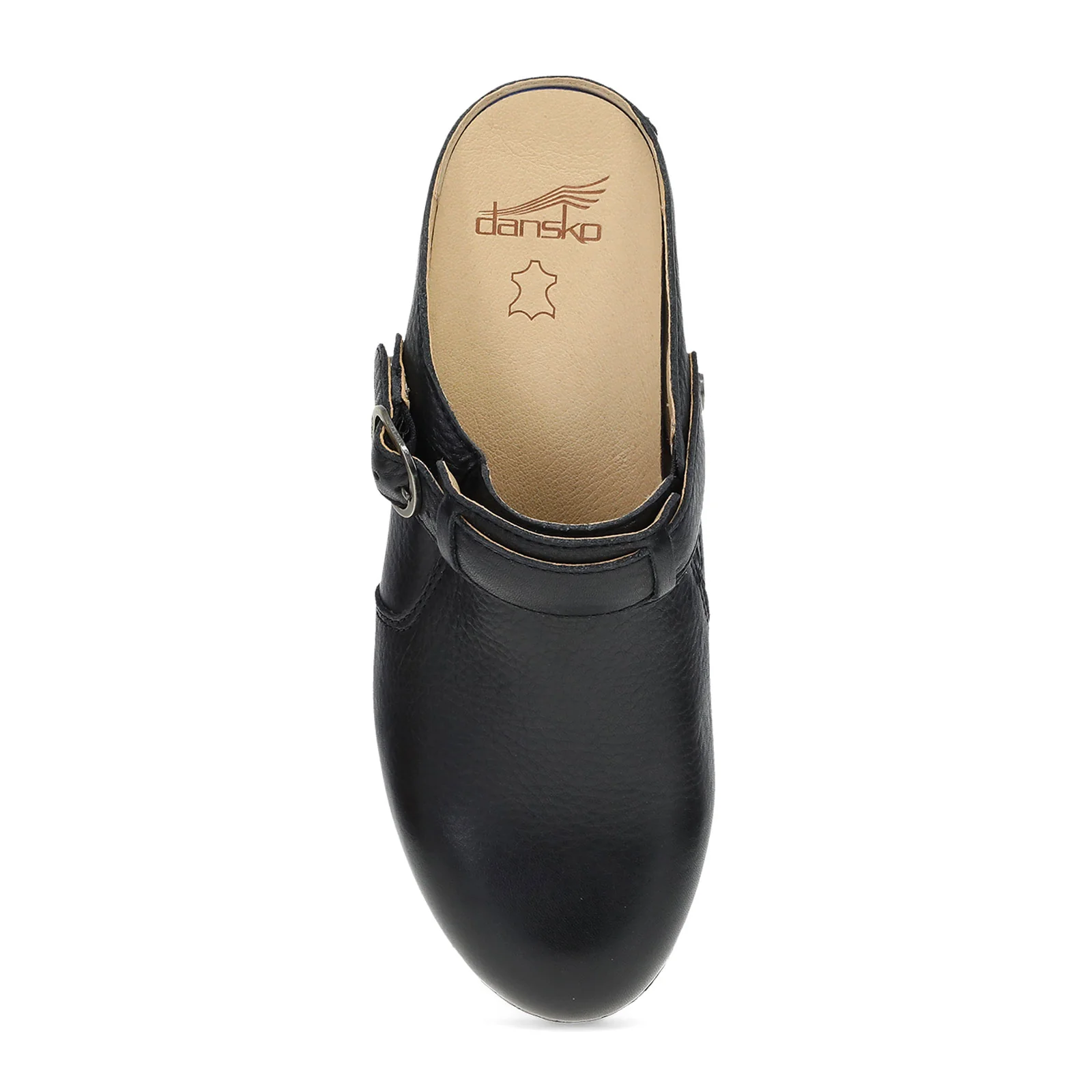 Dansko Millie Clog (Women) - Black Waxy Milled - Image 3