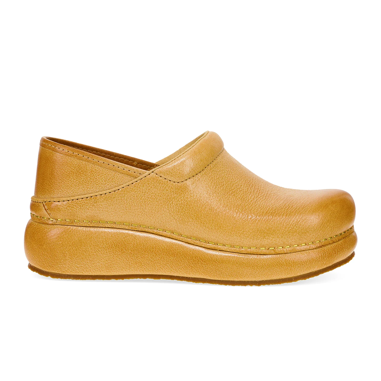 Dansko Platform Pro Clog (Women) - Honey Distressed