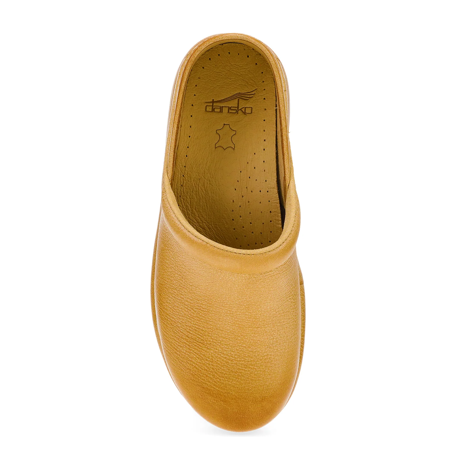 Dansko Platform Pro Clog (Women) - Honey Distressed - Image 3