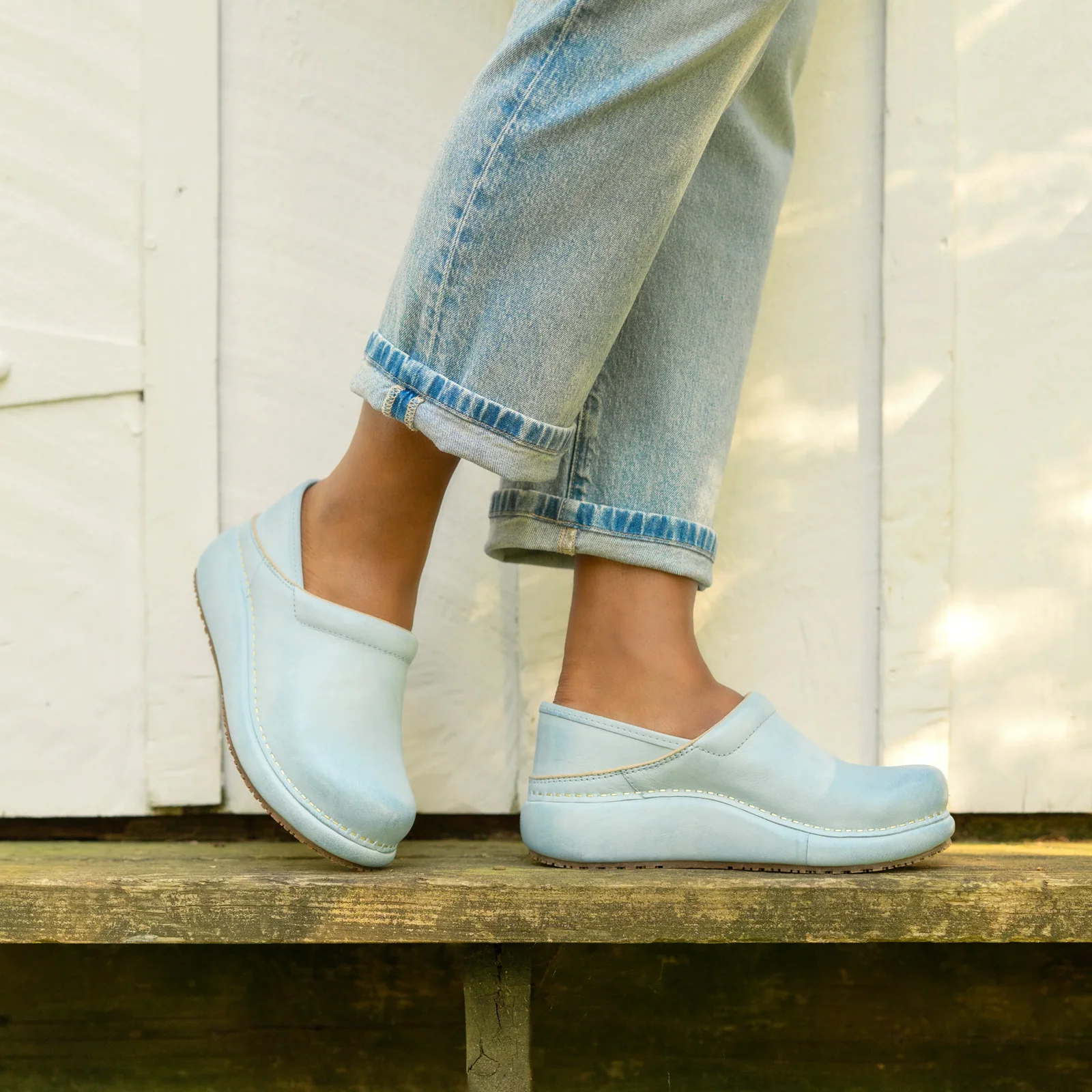 Dansko Platform Pro Clog (Women) - Sky - Image 10