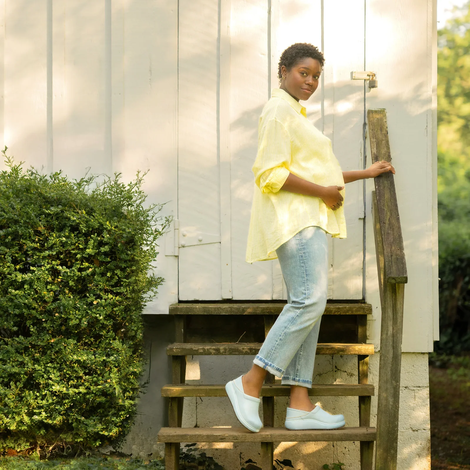 Dansko Platform Pro Clog (Women) - Sky - Image 7