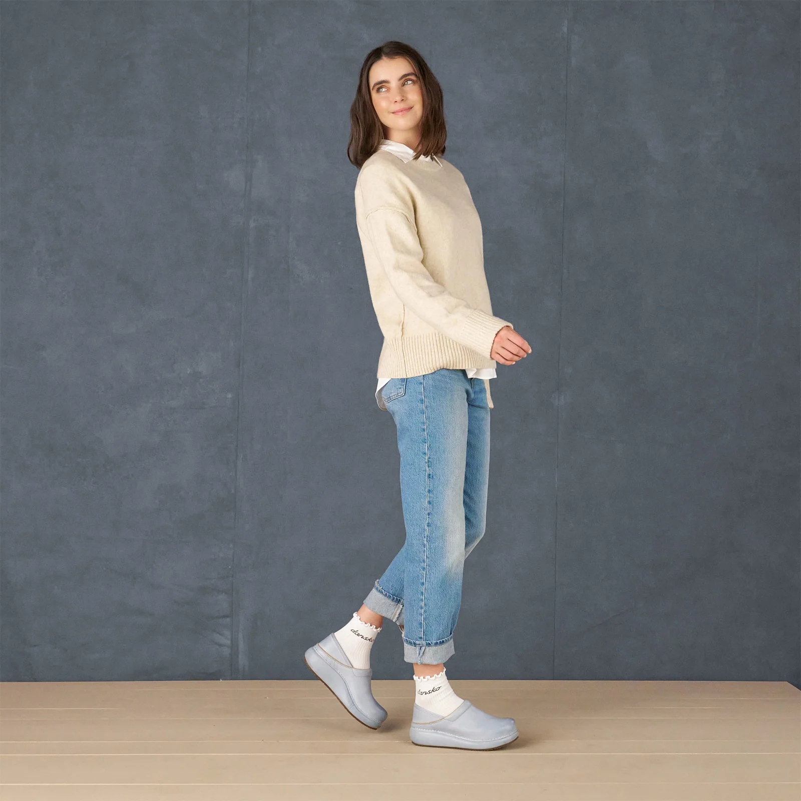 Dansko Platform Pro Clog (Women) - Sky - Image 9