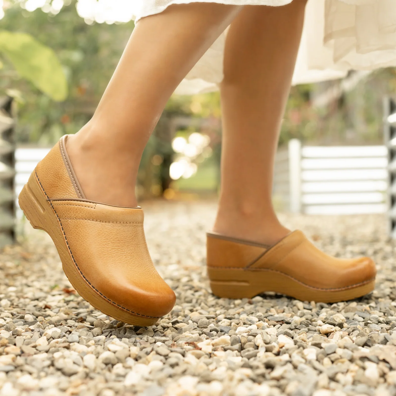 Dansko Professional Clog (Women) - Honey Distressed - Image 9