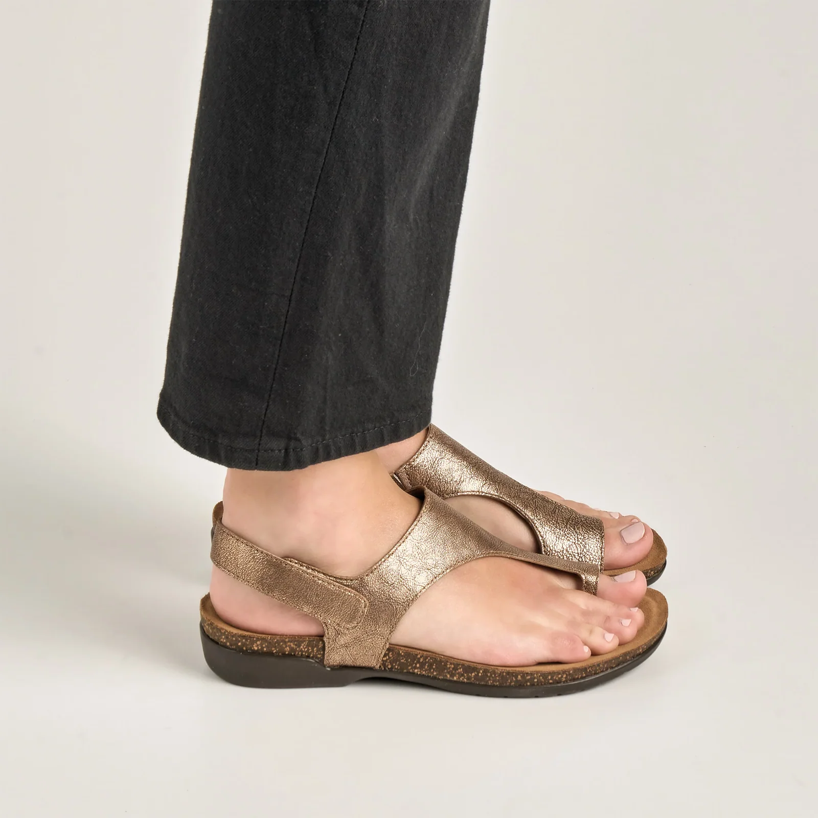 Dansko Reece Backstrap Sandal (Women) - Bronze Metallic - Image 8