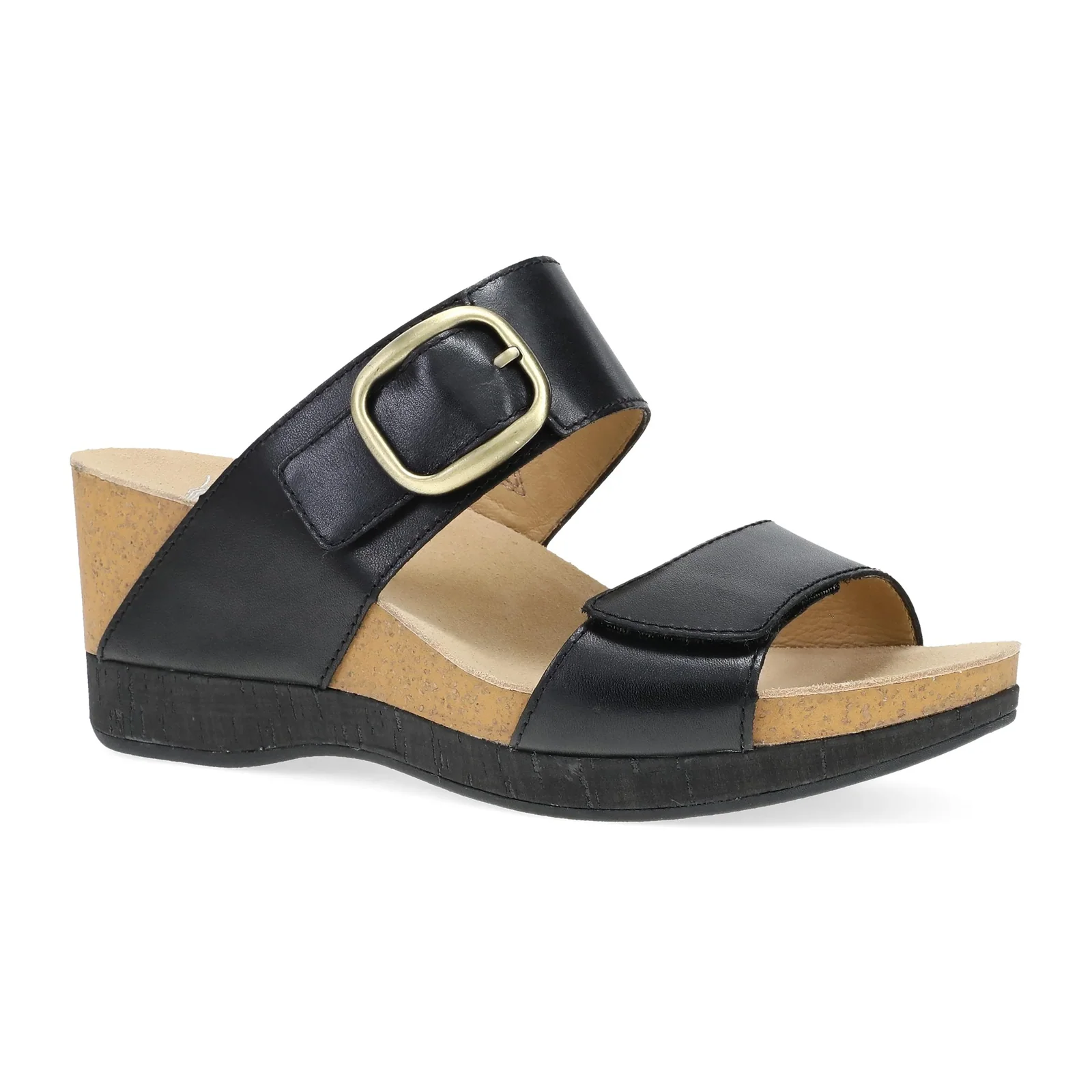 Dansko Shannon Wedge Sandal (Women) - Black