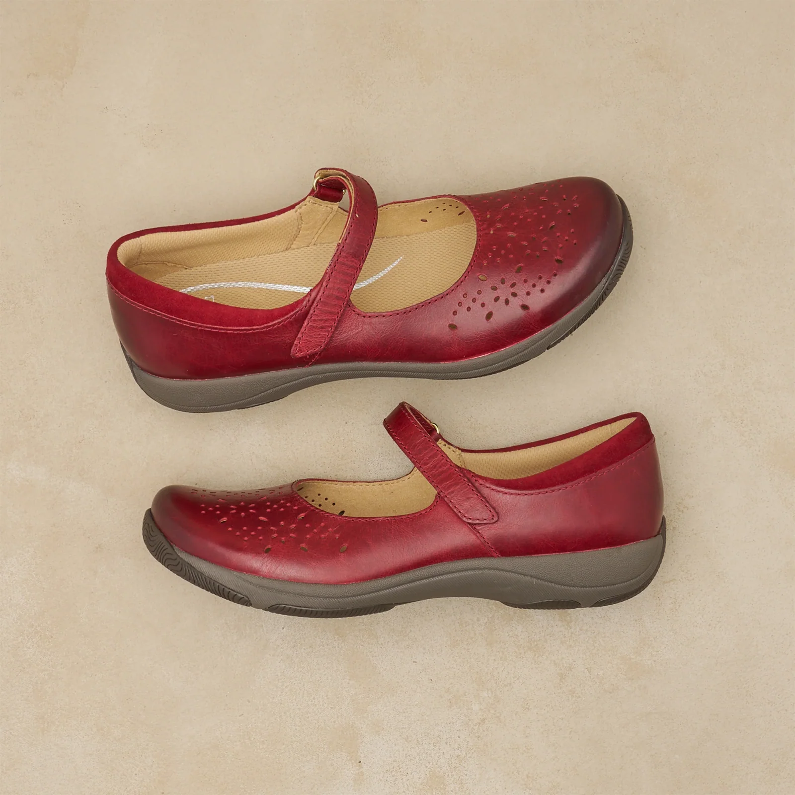 Dansko Stacy Mary Jane (Women) - Red Waxy Burnished - Image 7