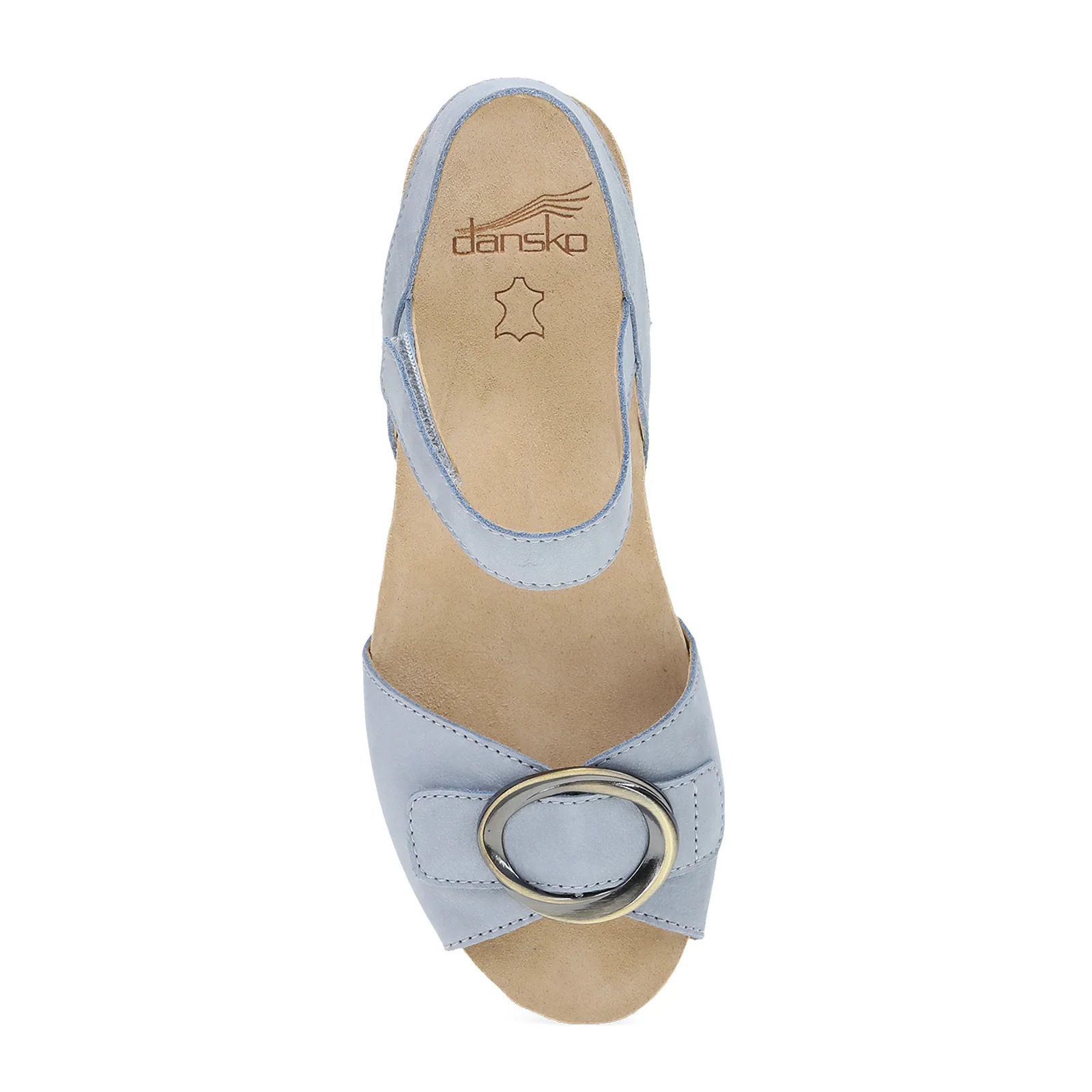 Dansko Stella Wedge Sandal (Women) - Sky Nubuck - Image 6