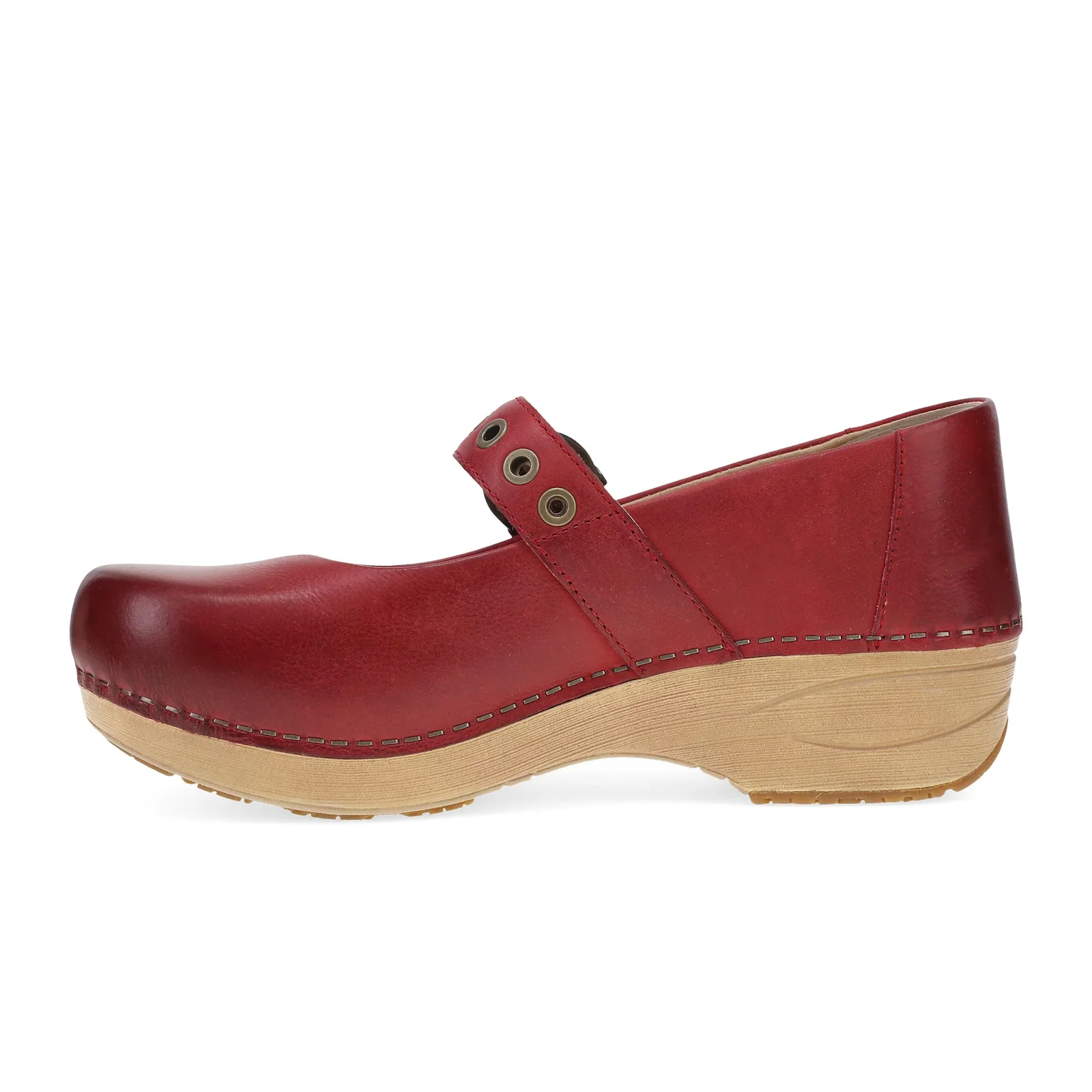 Dansko XP 2.0 Mary Clog (Women) - Red Leather - Image 2
