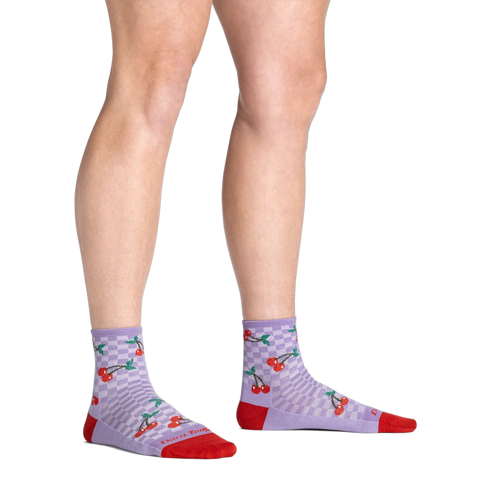 Darn Tough Fruit Stand Lightweight Crew Sock (Women) - Cherry Lavender - Image 3
