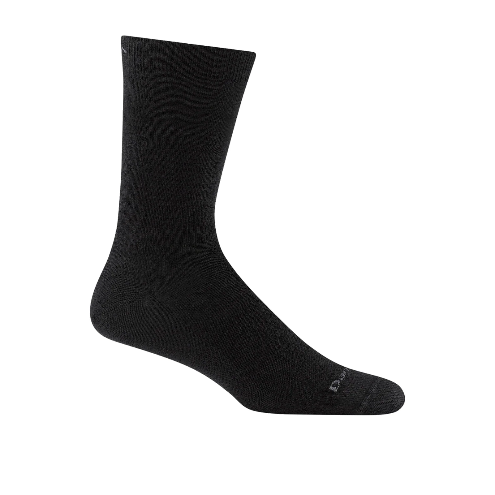 Darn Tough Solid Lightweight Crew Sock (Men) - Black
