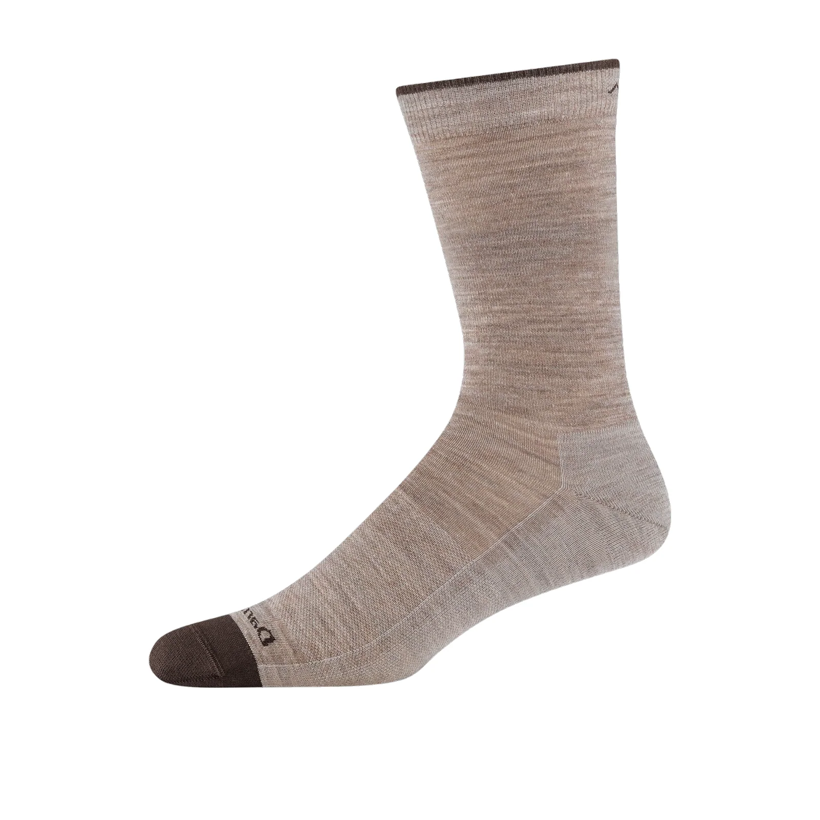 Darn Tough Lightweight Solid Crew Sock (Men) - Rye - Image 2