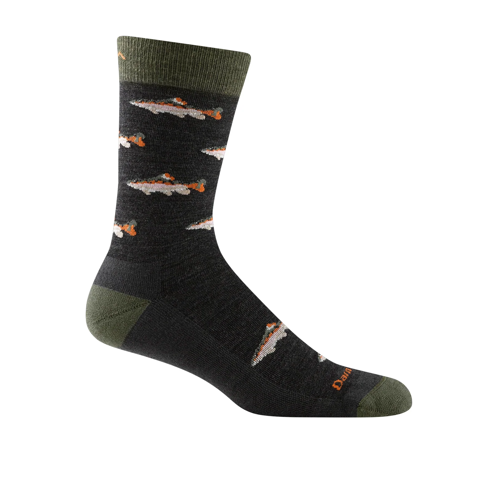 Darn Tough Spey Fly Crew Sock (Men) - Charcoal