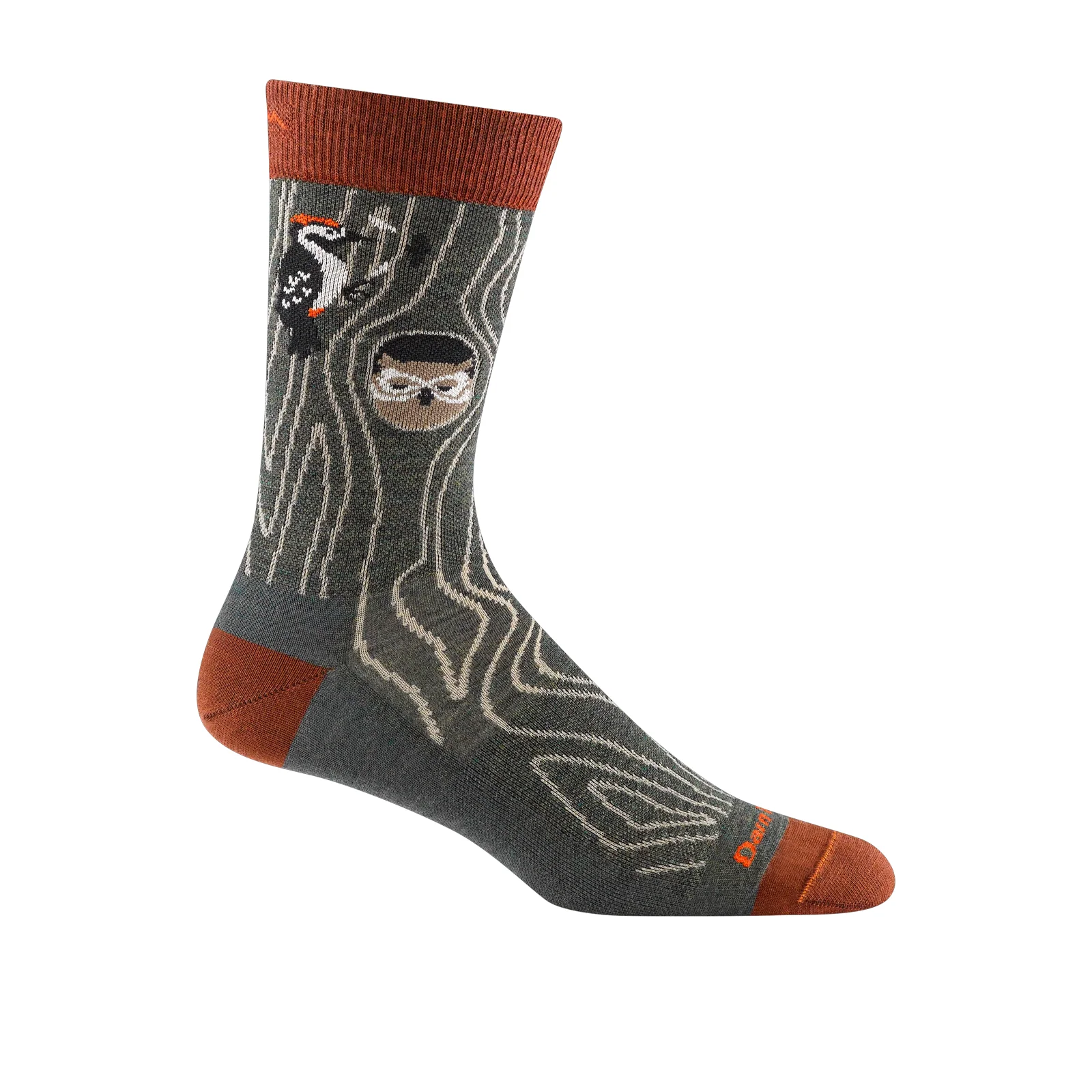 Darn Tough Woody Lightweight Crew Sock (Men) - Forest