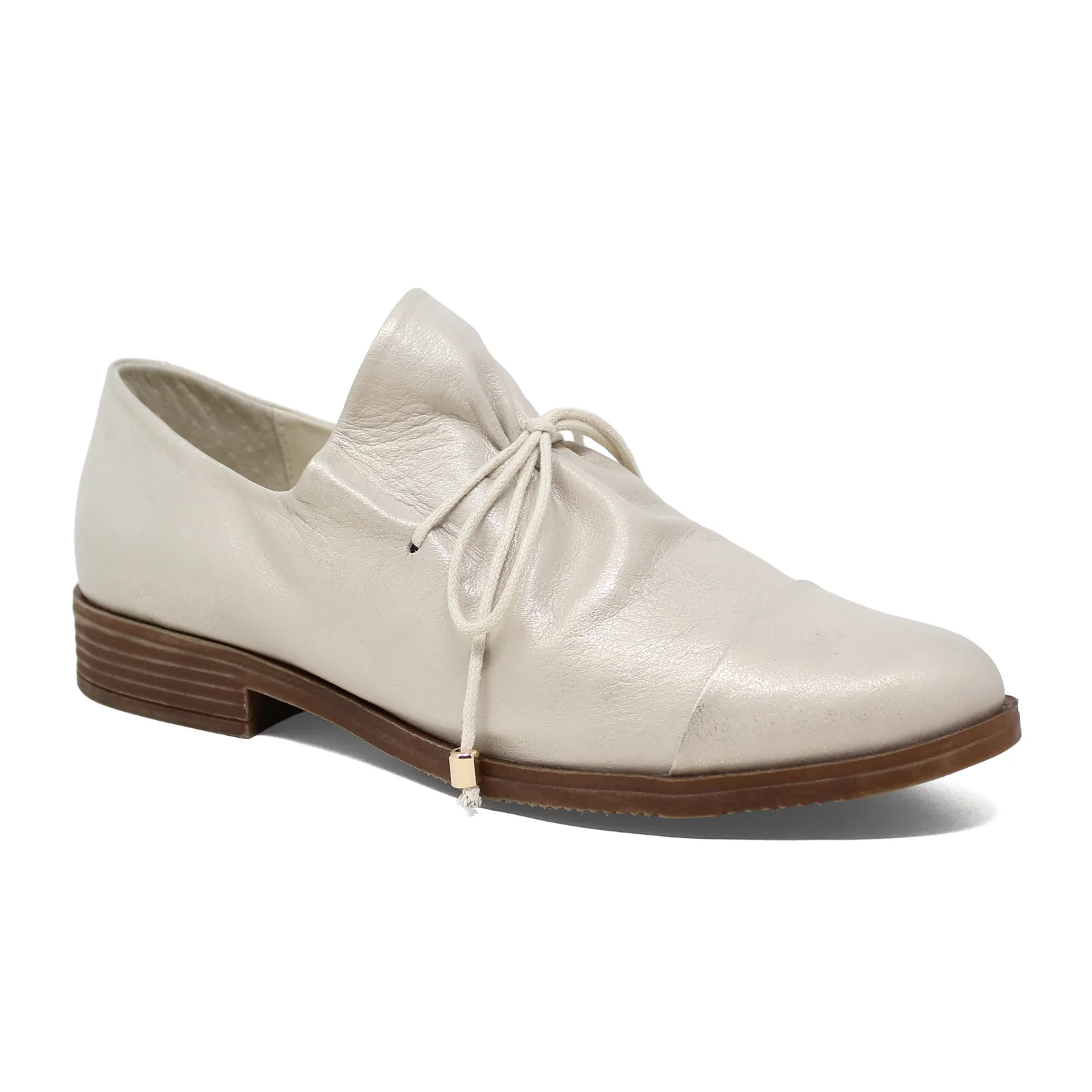 Django & Juliette Kotty Slip On (Women) - Beige/Gold Washed Leather