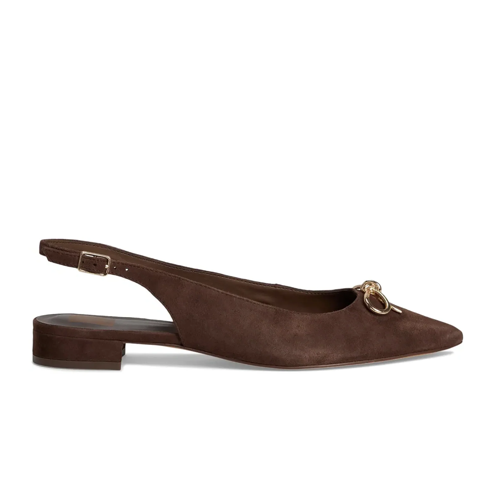 Dolce Vita Obella Slingback Flat (Women) - Dark Brown
