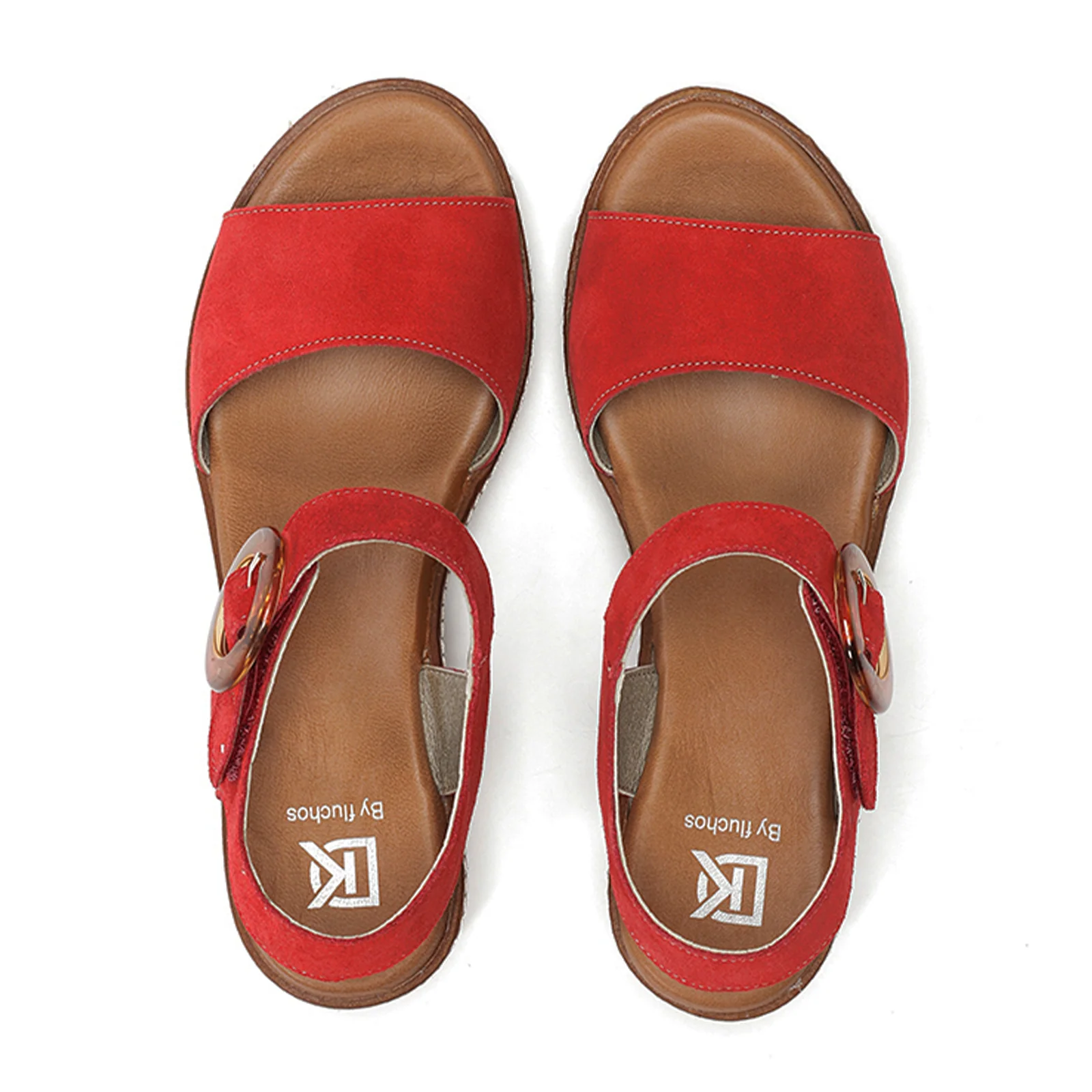 Dorking Nido D9450 Wedge Sandal (Women) - Calf Rojo - Image 7