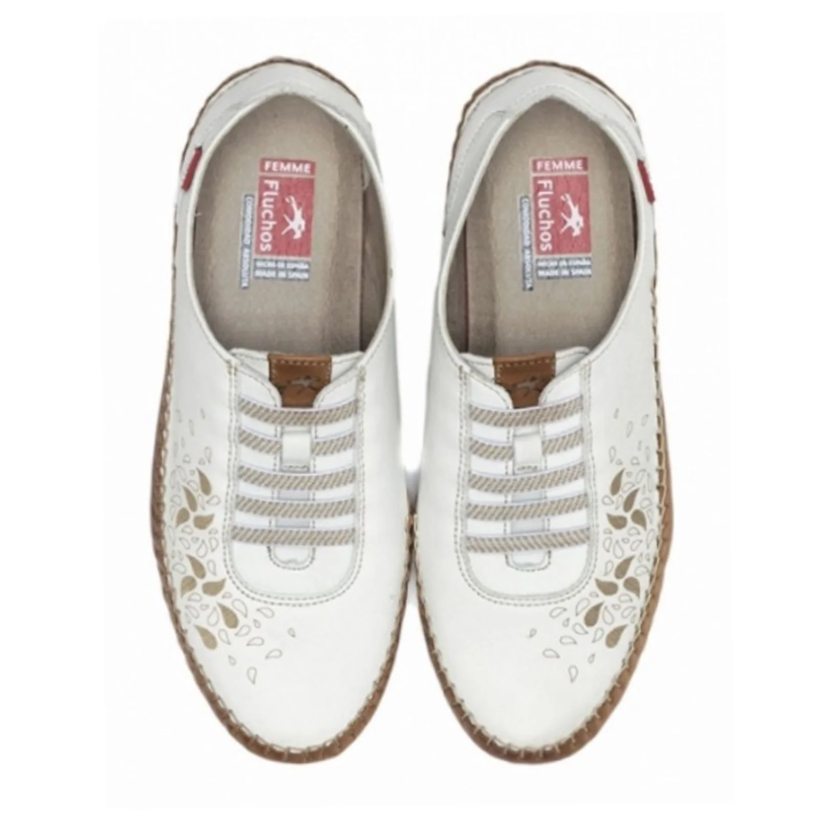 Fluchos Tucan F1181 Lace Up (Women) - White - Image 2