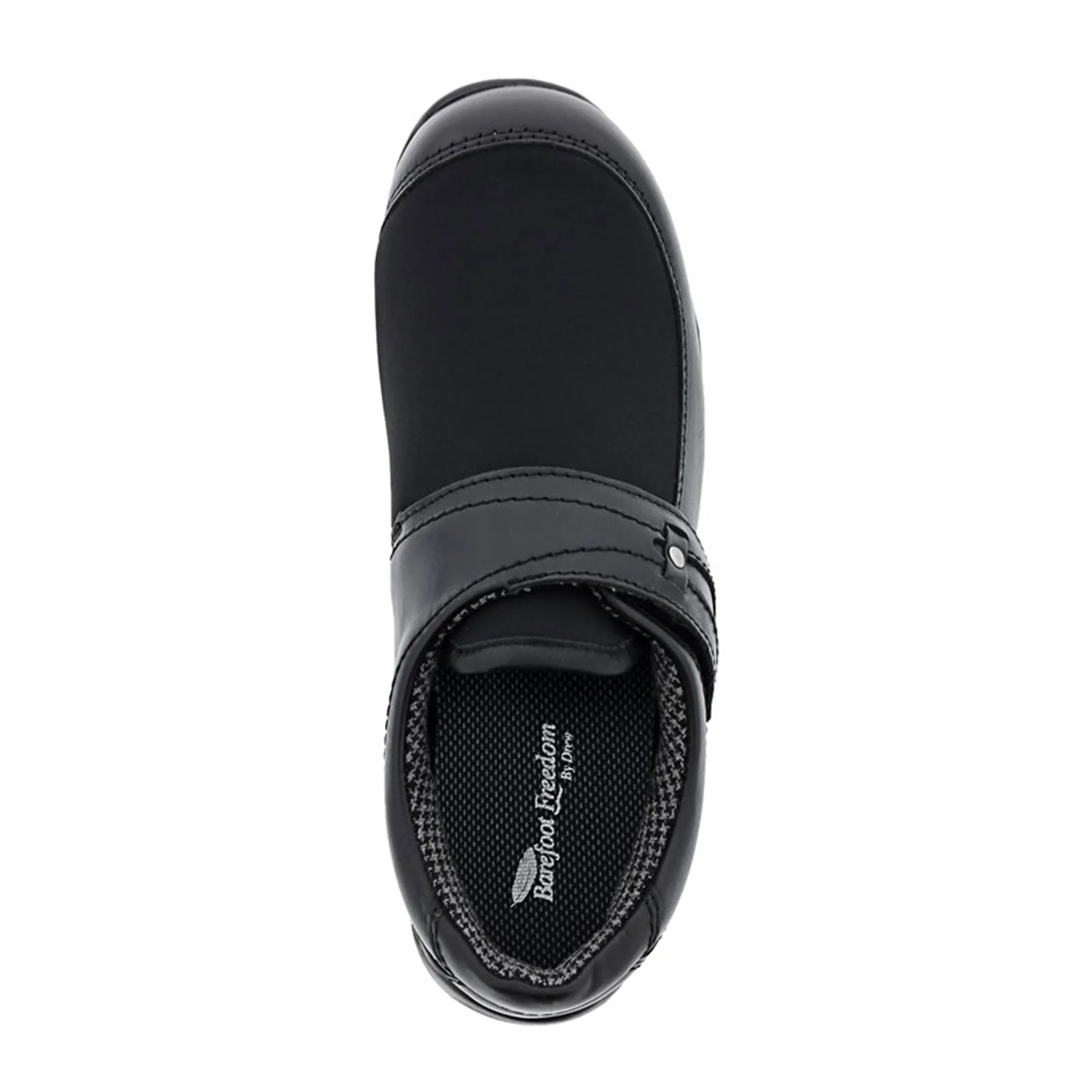 Drew Antwerp Slip On (Women) - Black Leather/Stretch - Image 3