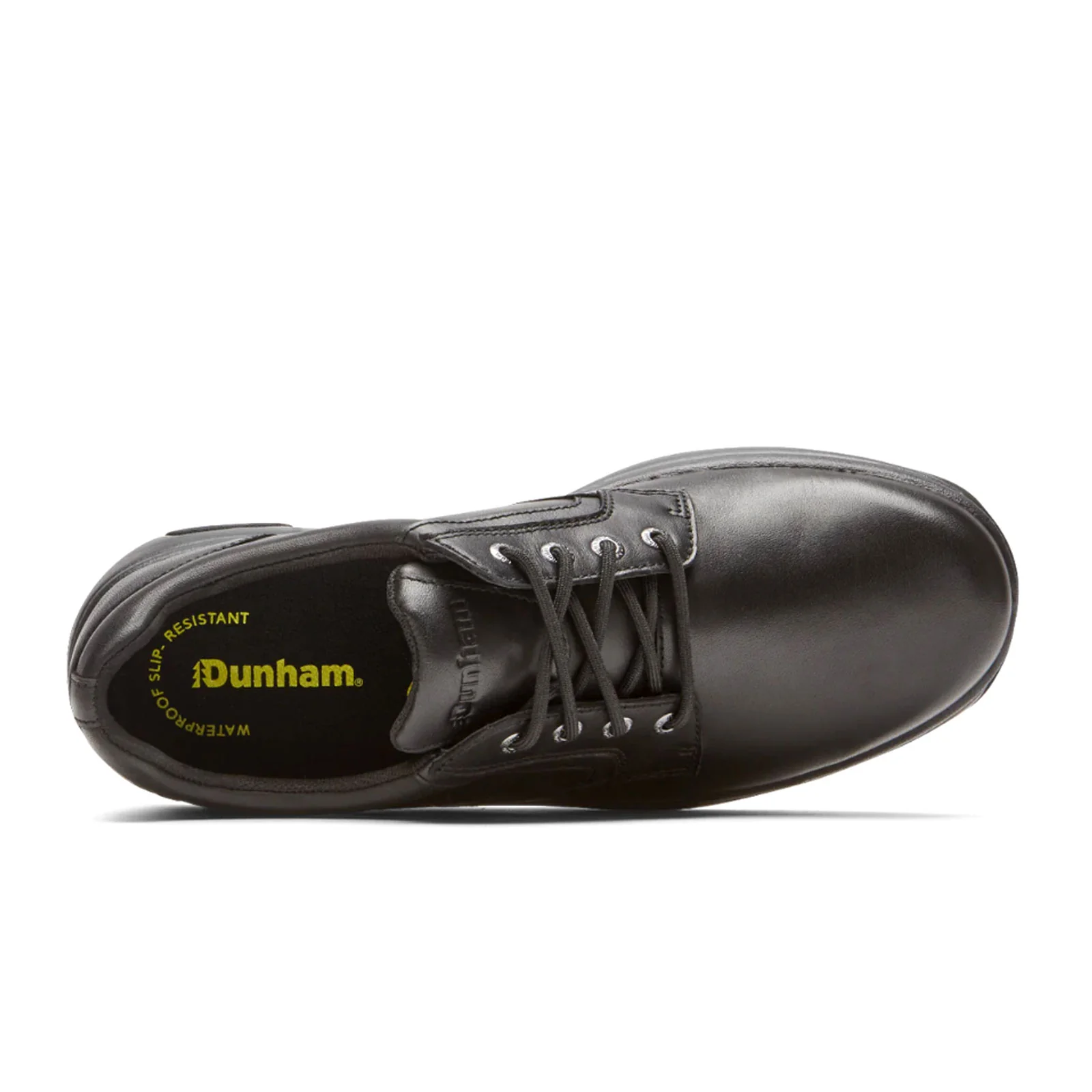 Dunham 8000 Service Plain Toe Oxford Work Shoe (Men) - Black - Image 3