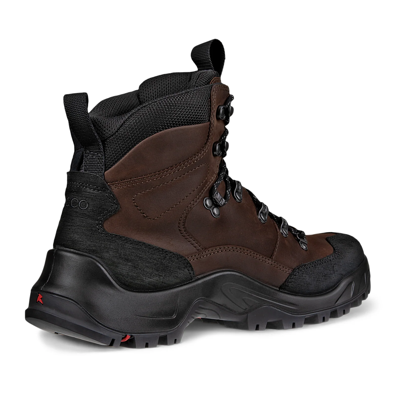 ECCO Offroad Waterproof High Hiking Boot (Men) - Black/Mocha - Image 4