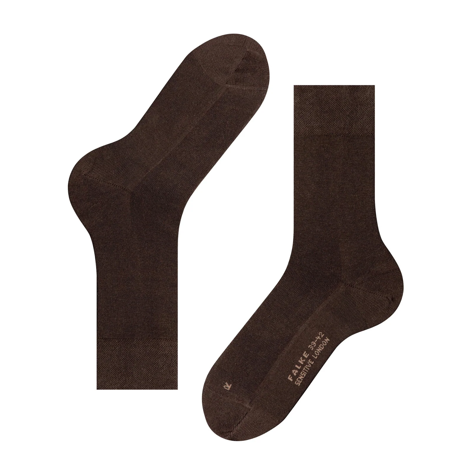 Falke Sensitive London Crew Sock (Men) - Brown - Image 4