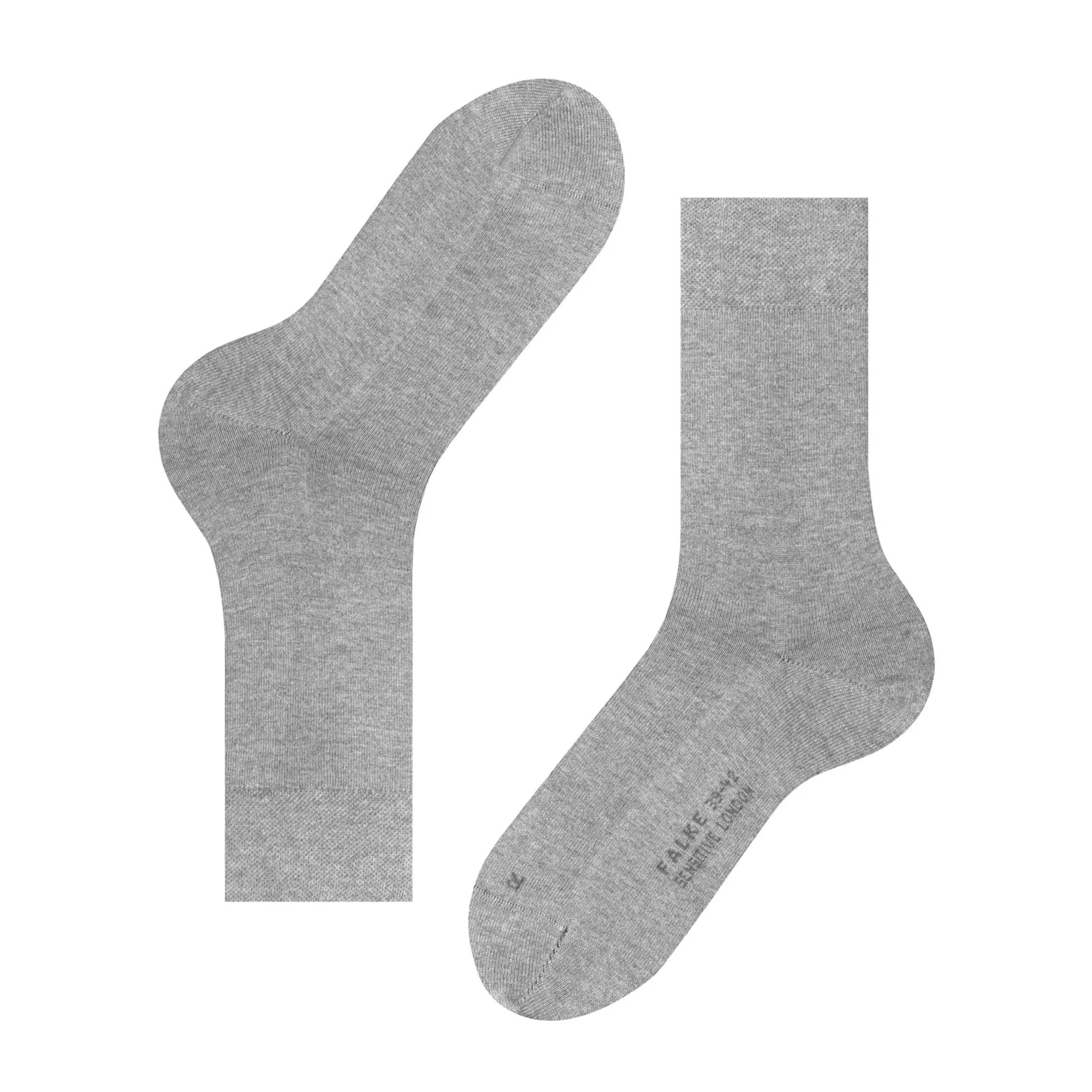 Falke Sensitive London Crew Sock (Men) - Light Grey - Image 4