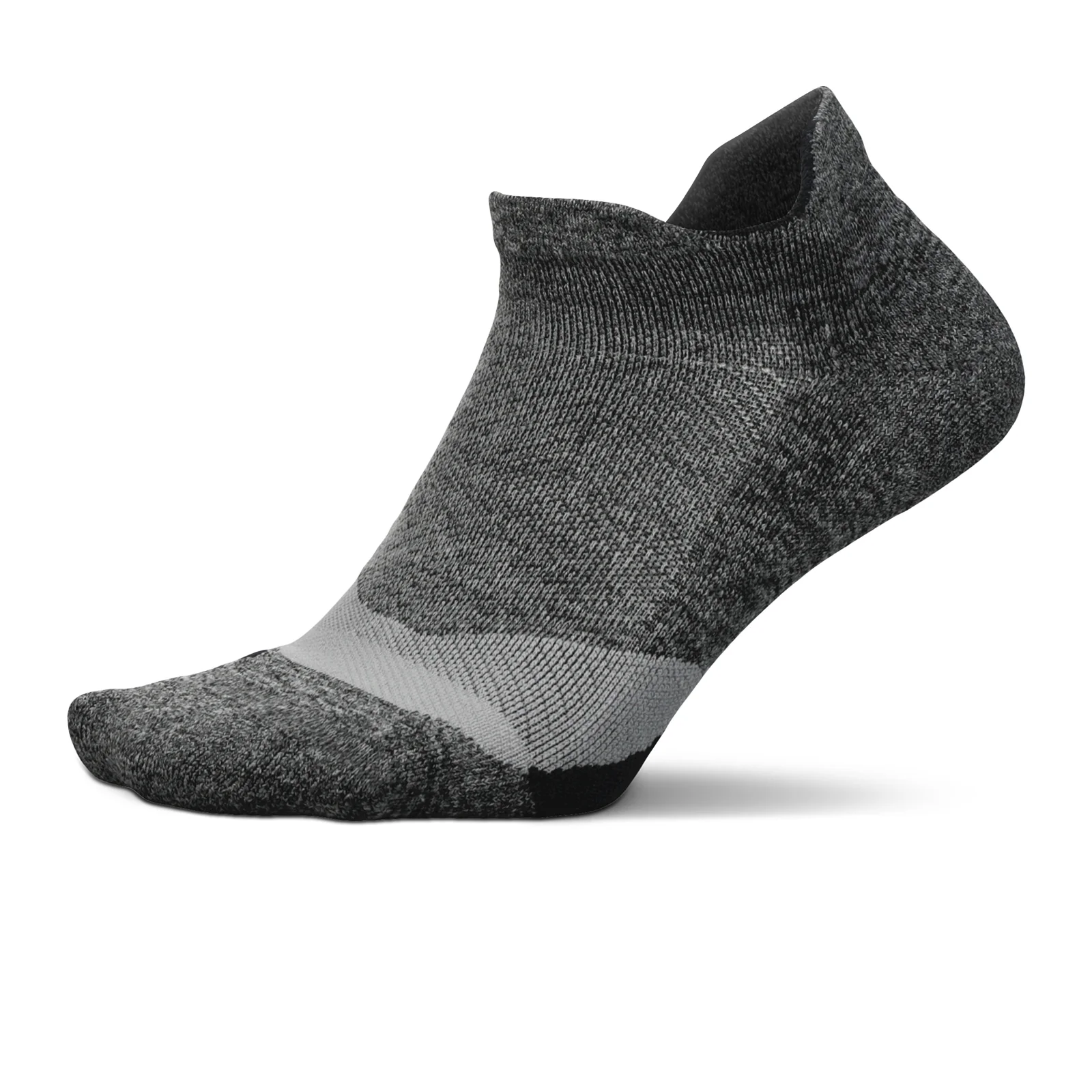 Feetures Elite Light Cushion No Show Tab Sock (Unisex) - Gray - Image 2