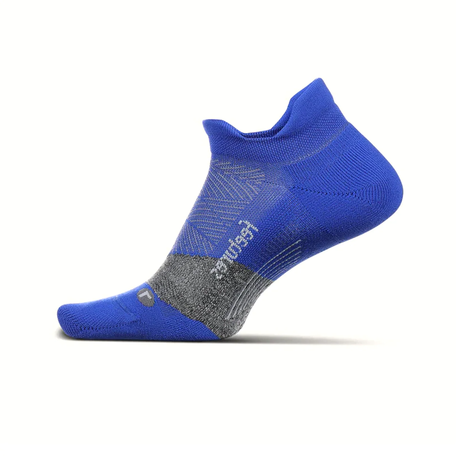 Feetures Elite Ultra Light No Show Tab Sock (Unisex) - Boost Blue - Image 2