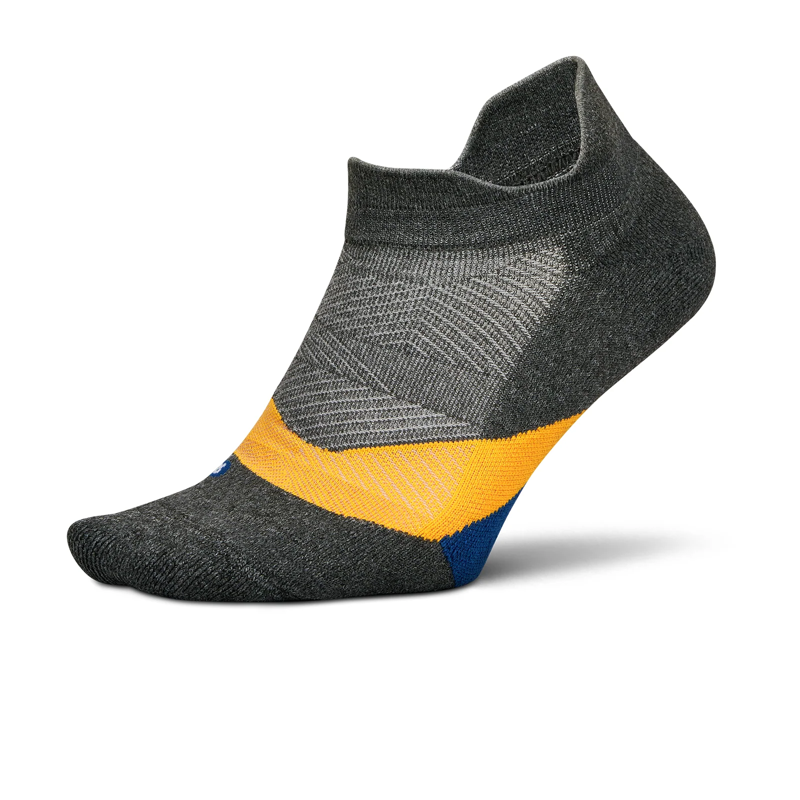 Feetures Elite Light Cushion No Show Tab Sock (Unisex) - Iron Seal - Image 2