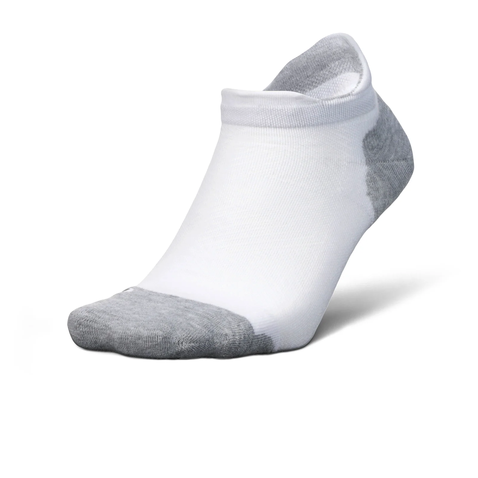 Feetures Elite Max Cushion No Show Tab Sock (Unisex) - White - Image 2