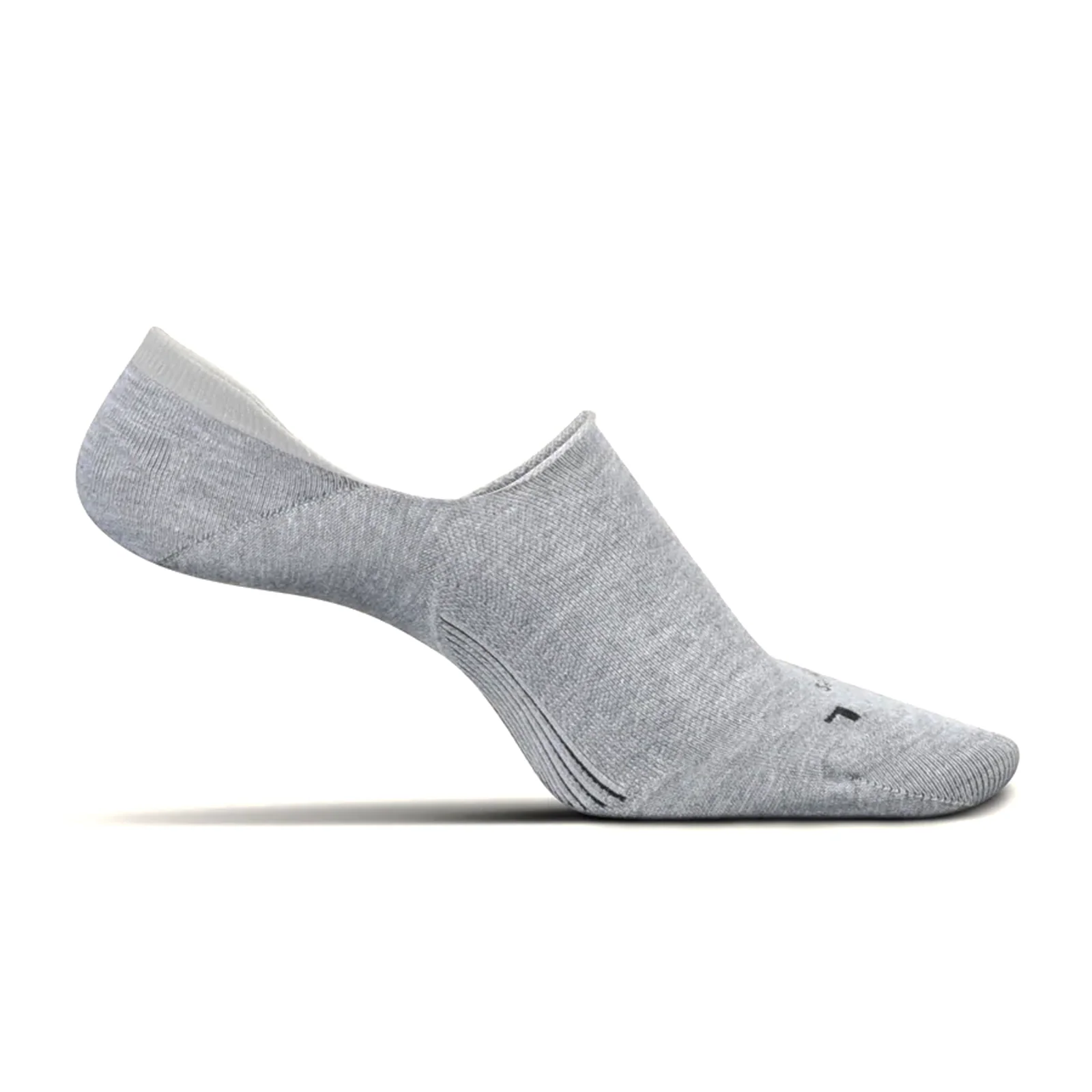 Feetures Ultra Light Invisible No Show Compression Sock (Women) - Light Gray