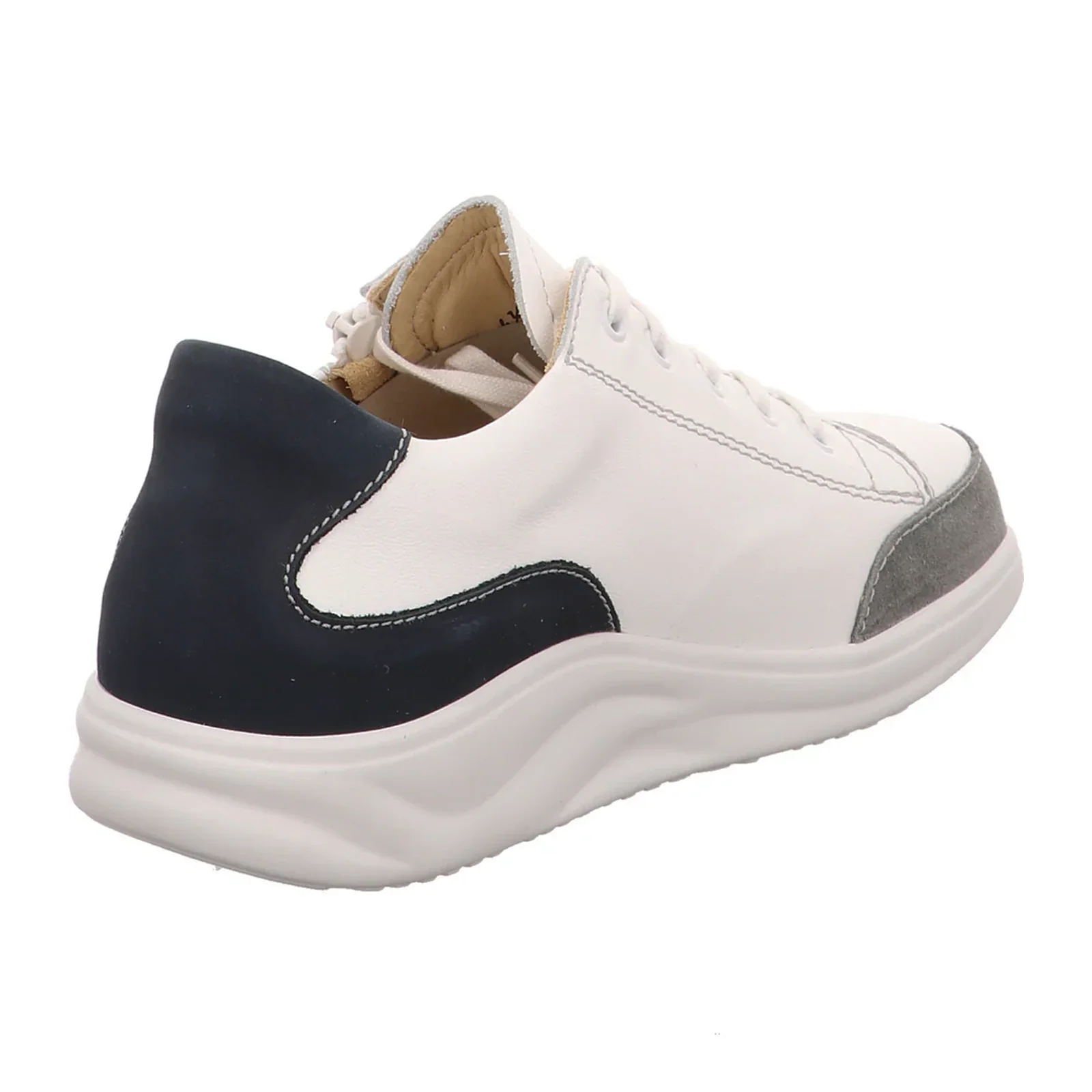 Finn Comfort Hachiouji Sneaker (Women) - Grey/White/Blue Vo - Image 3