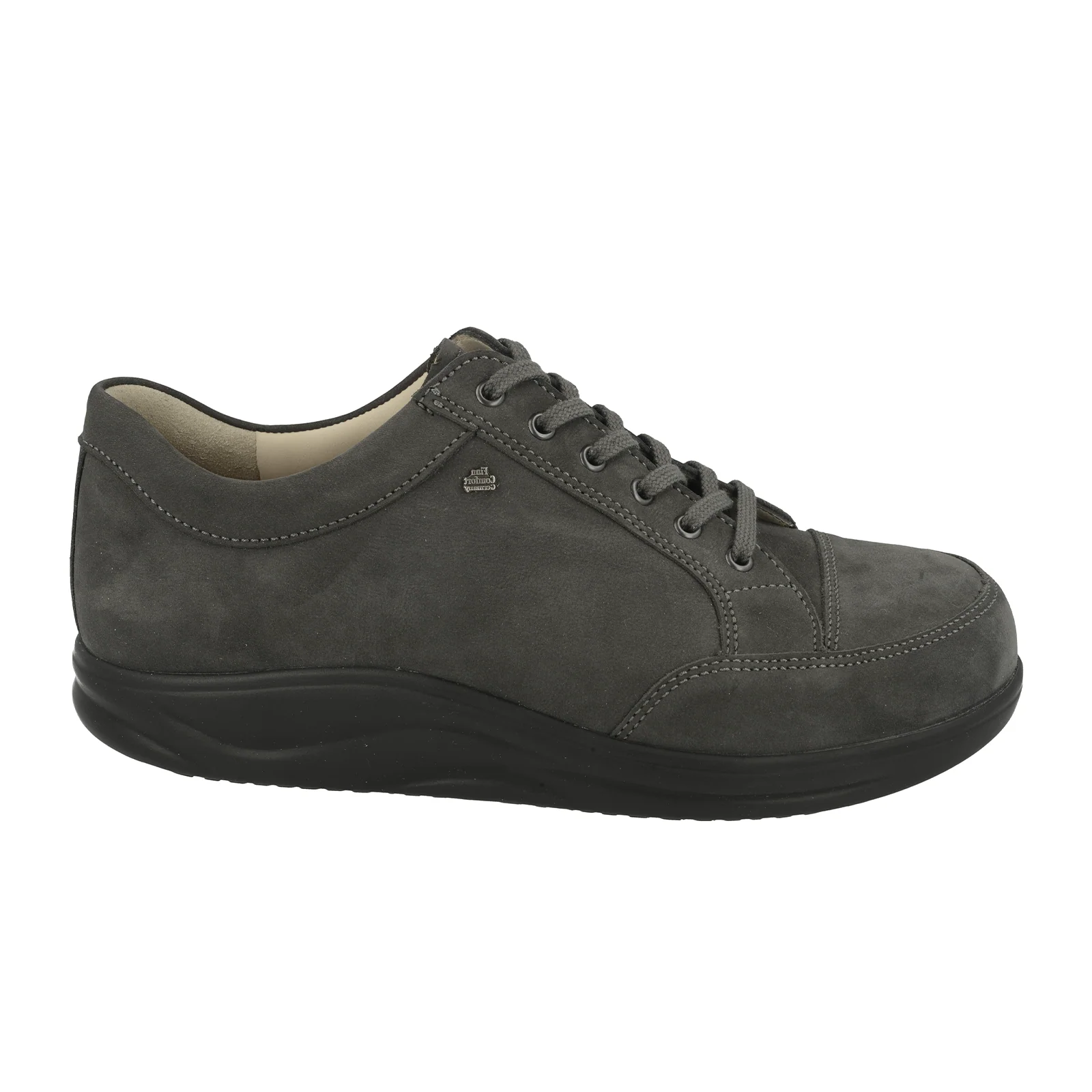 Finn Comfort Huelva Lace Up (Men) - Grey Nubuck