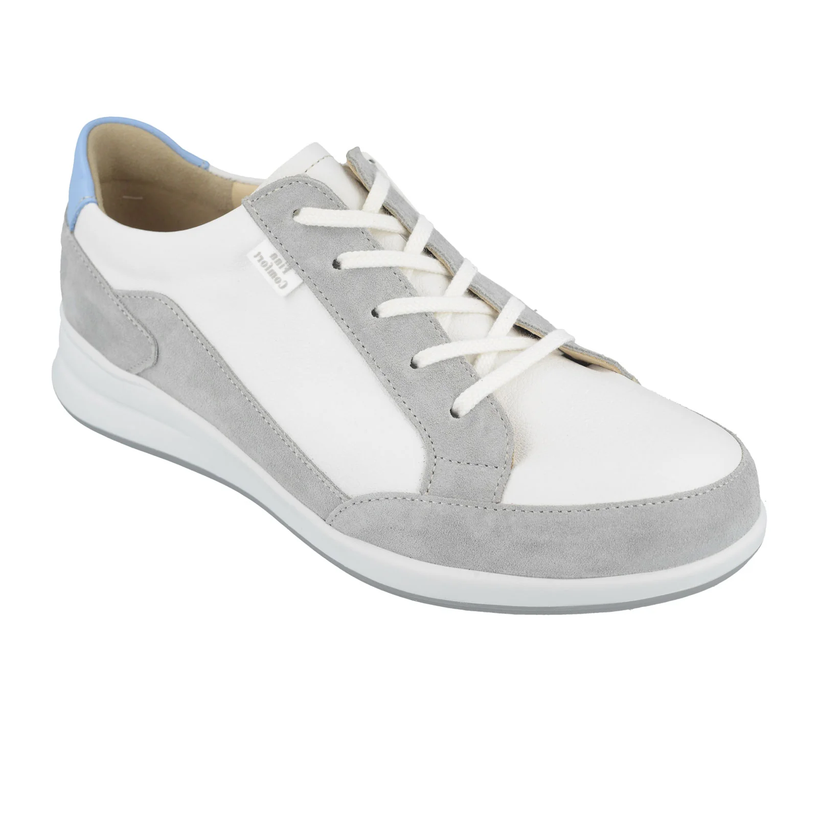 Finn Comfort Prato Sneaker (Women) - White/Blue/Gray