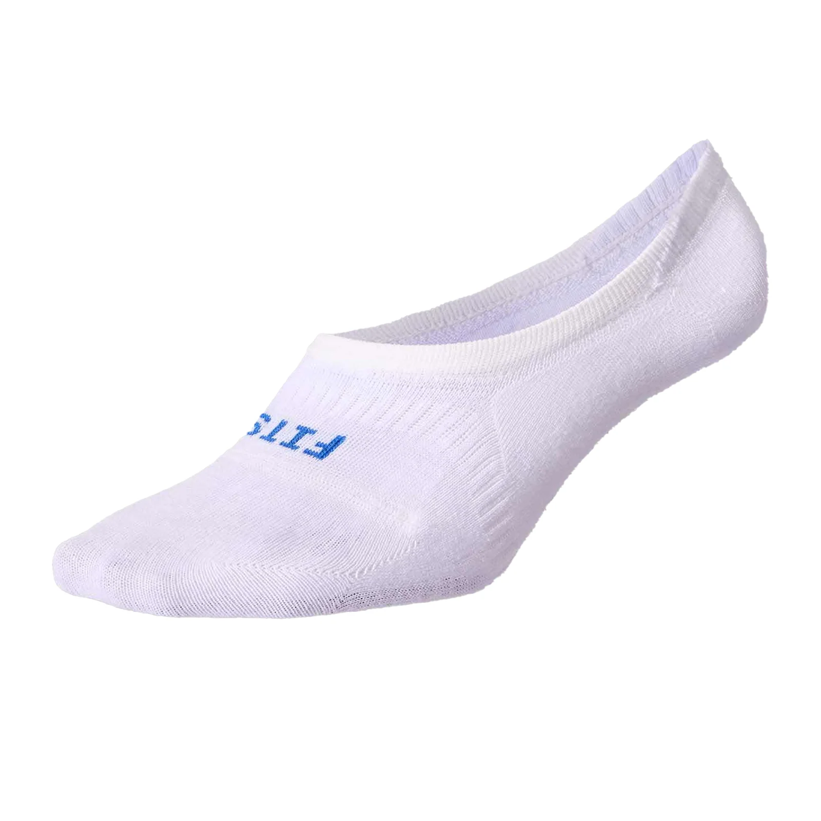 FITS F5075 Ultra Light Invisible No Show Sock (Unisex) - White - Image 2