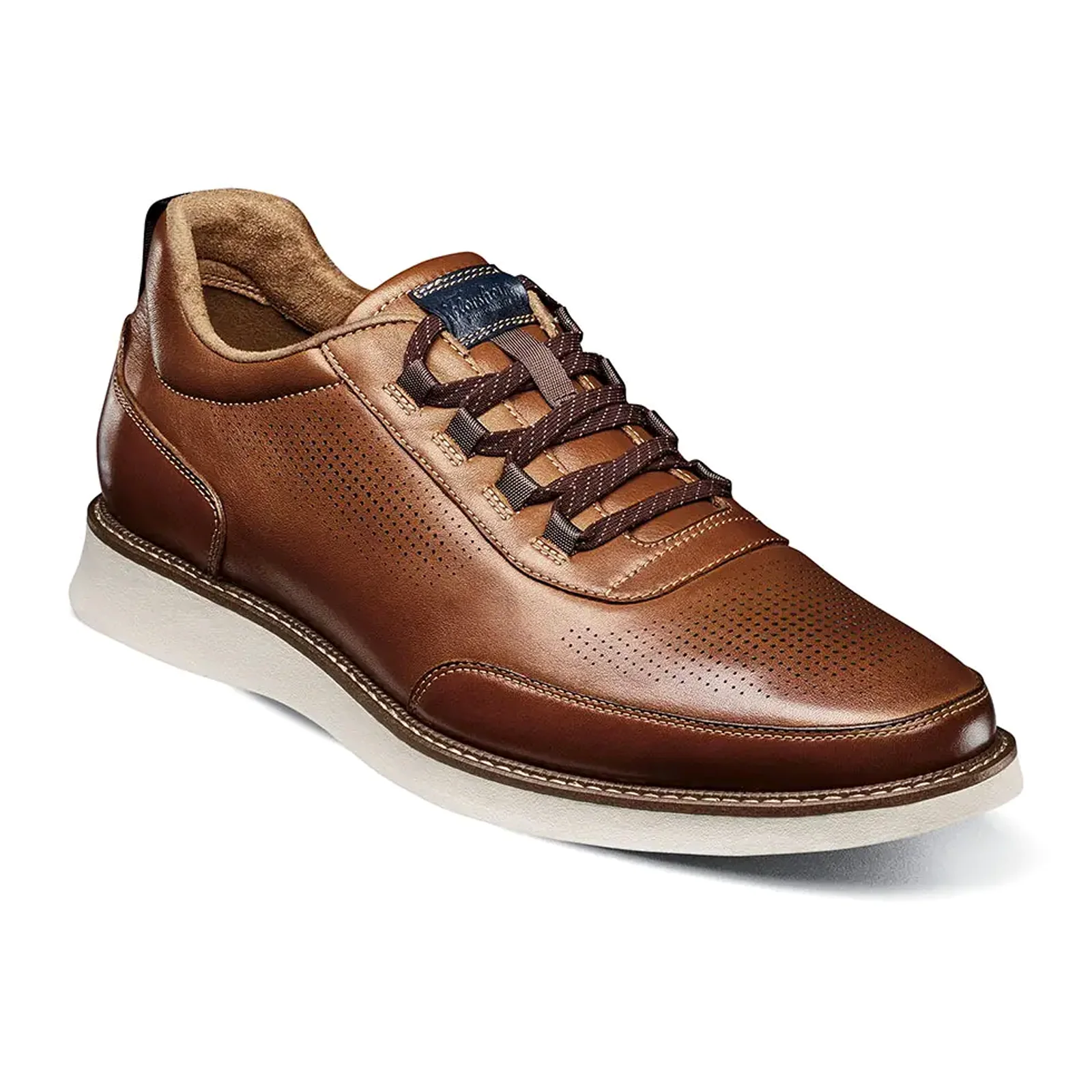 Florsheim Launch Elastic Lace Slip On (Men) - Cognac Multi - Image 3