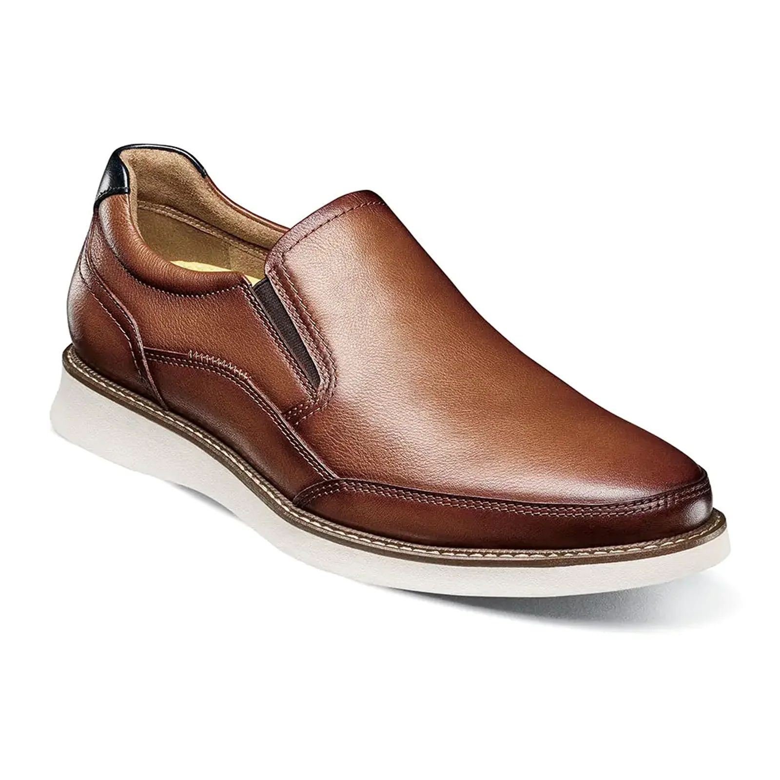 Florsheim Launch Moc Toe Slip On (Men) - Cognac Multi - Image 3