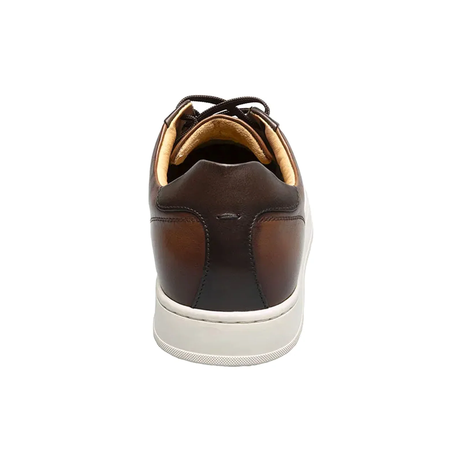 Florsheim Monopoli Lace To Toe Sneaker (Men) - Cognac/Brown Smooth with White Sole - Image 5