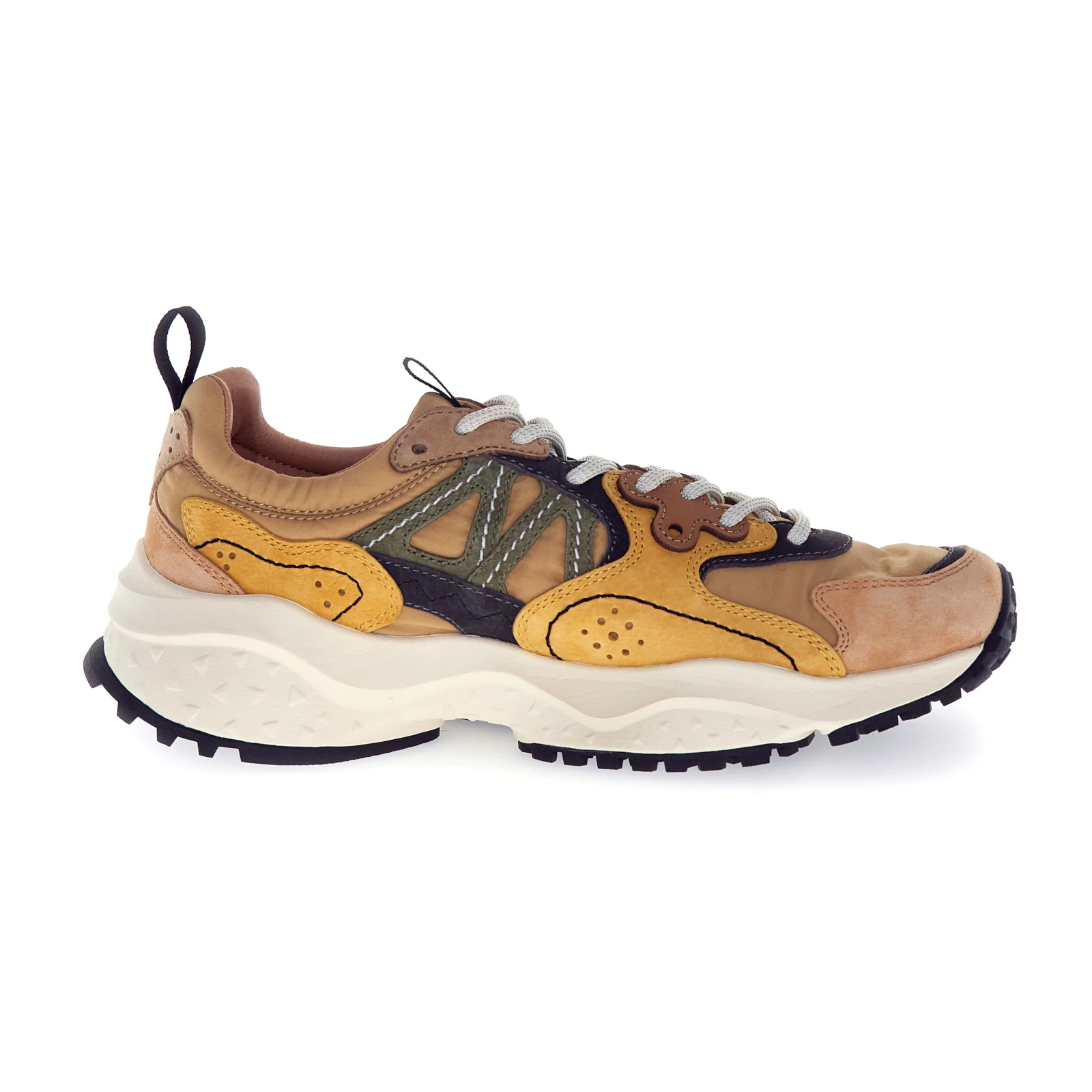 Flower Mountain Solin Sneaker (Unisex) - Orange/Zucca/Grey - Image 2
